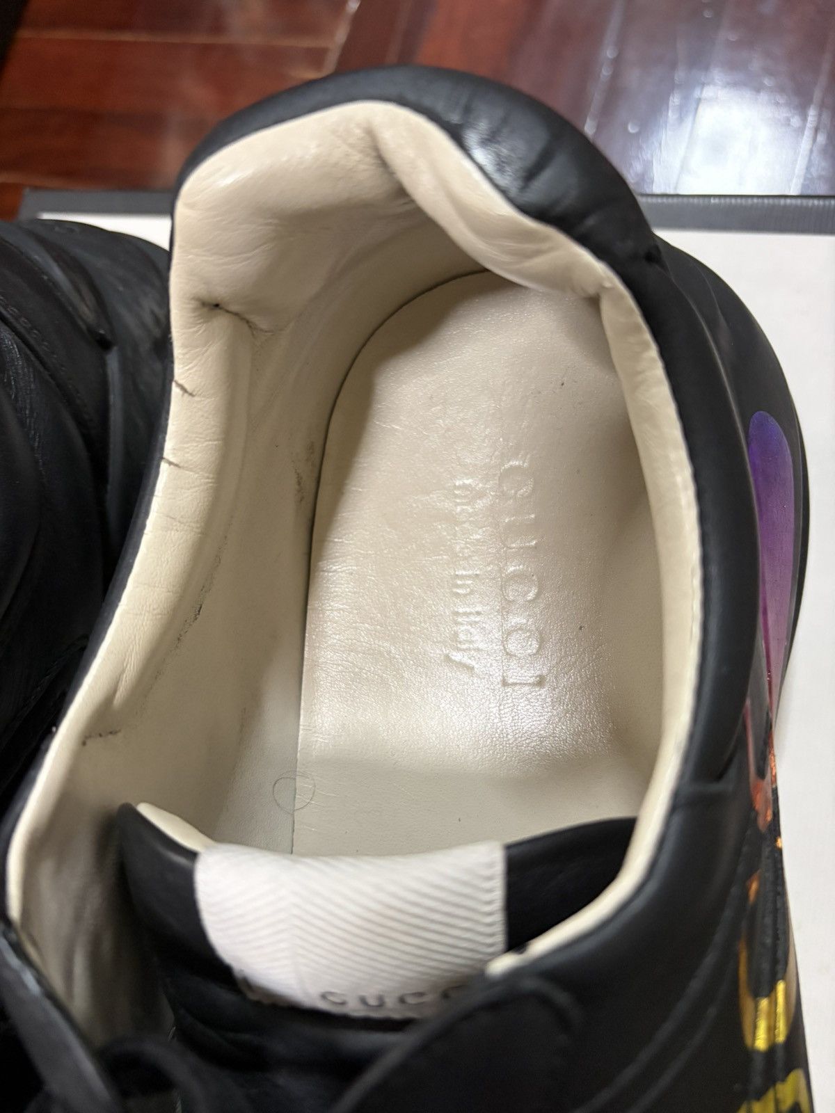 Gucci Gucci Rhyton Leather Sneakers Size US 10 / EU 43 - 5 Thumbnail