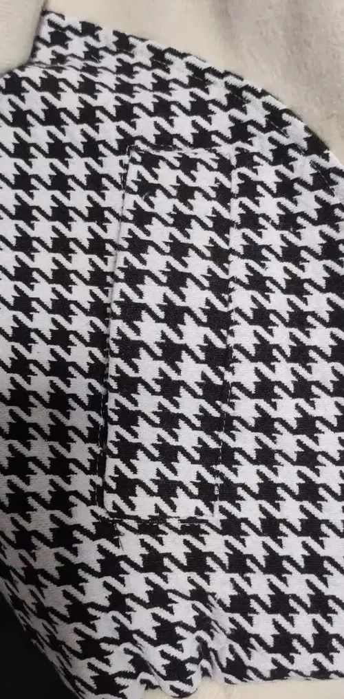 VIBE Sachiko x Kase Retro houndstooth patchwork jacket coat Size US XL / EU 56 / 4 - 6 Thumbnail