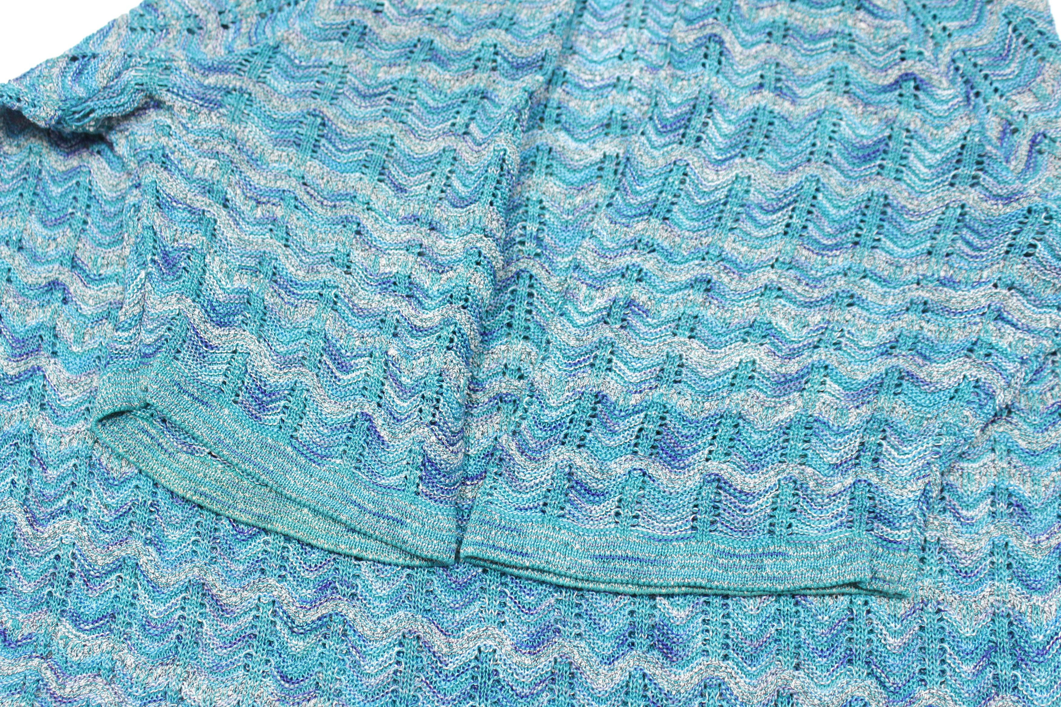 Missoni 90S Multicolor Mesh Knit Sweater Size M / US 6-8 / IT 42-44 - 5 Thumbnail
