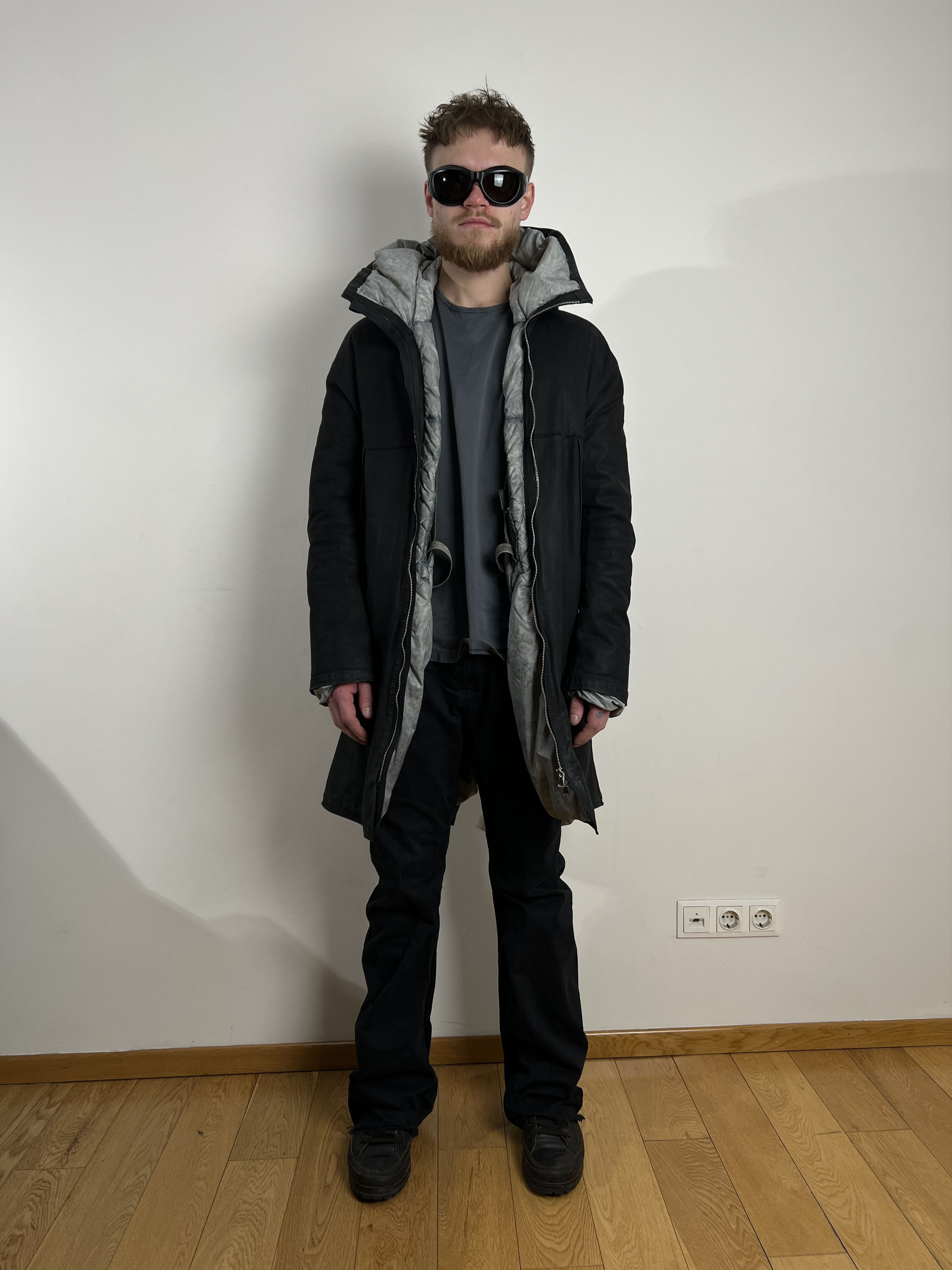 Isaac Sellam Experience ISAAC SELLAM EXPERIENCE LEATHER LONG JACKET Size XXL / US 16-18 / IT 52-54 - 3 Thumbnail