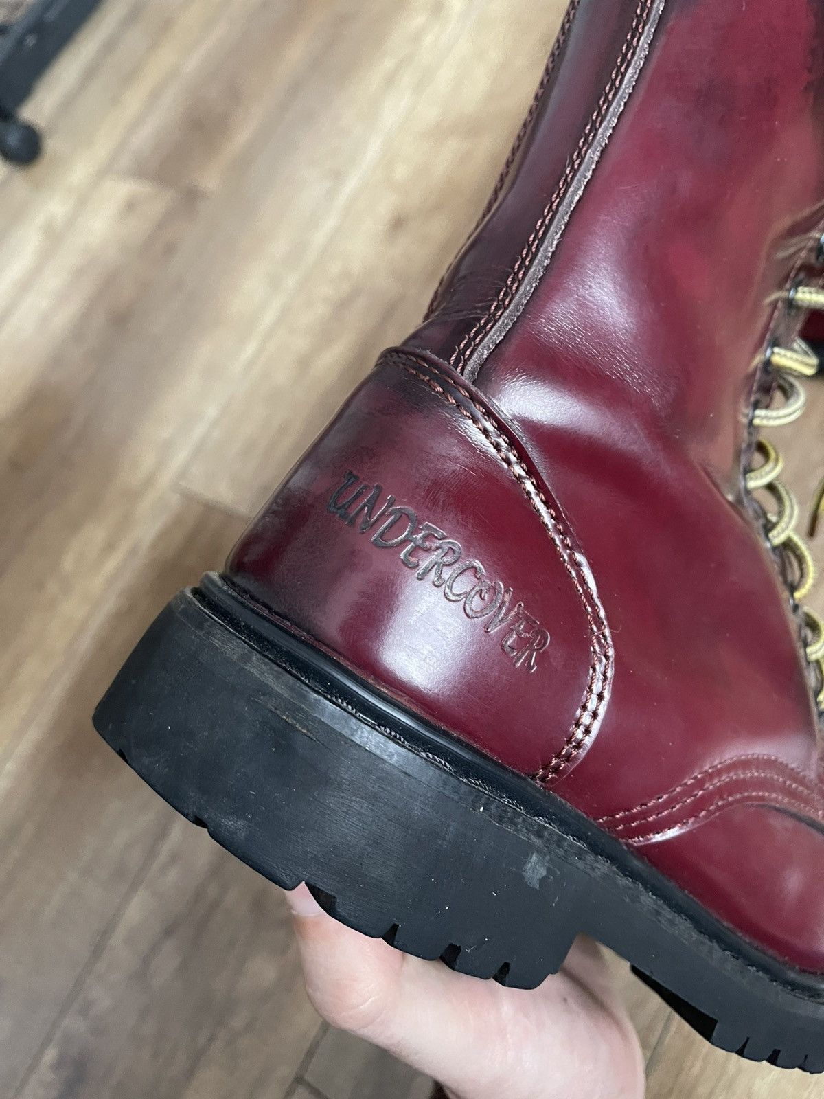 Japanese Brand Undercover Leather Boots Shoes Japan Vintage Size US 7 / EU 40 - 8 Thumbnail