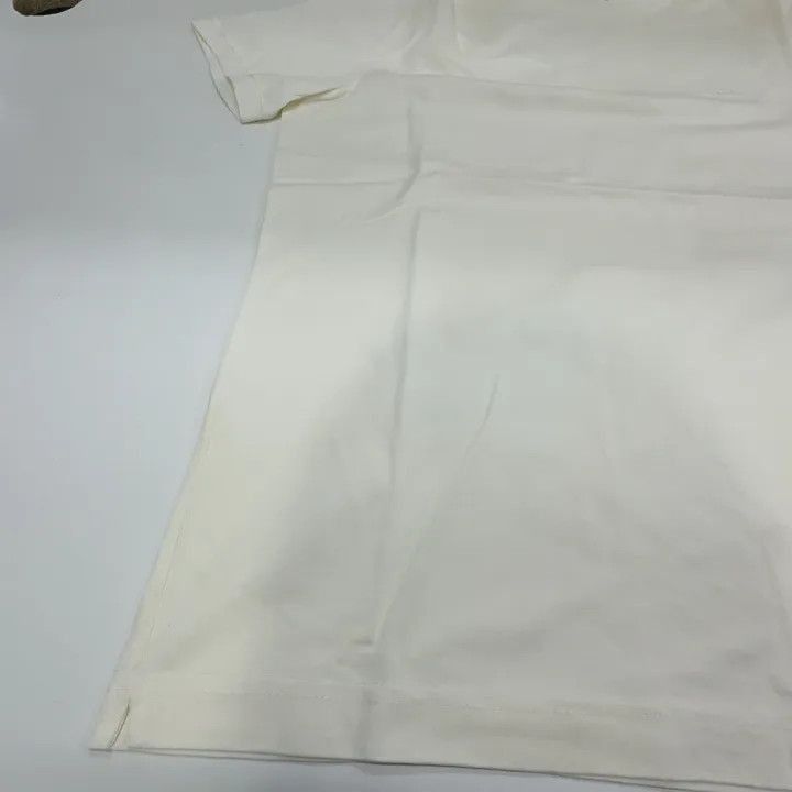 Fendi Fendi White Embroidered Cotton Crew Neck T-Shirt -2507 Size US M / EU 48-50 / 2 - 1 Thumbnail
