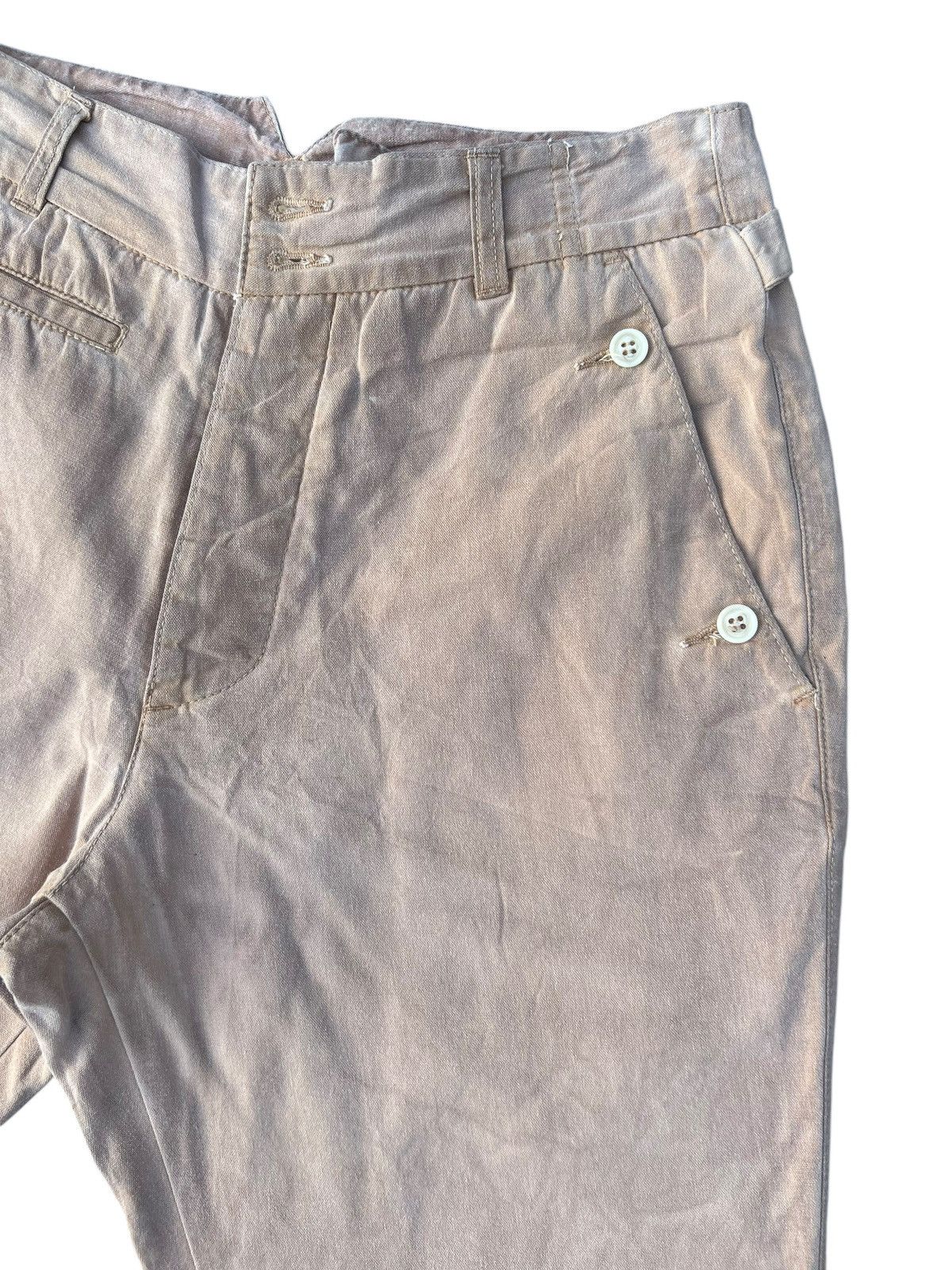 Vintage Vintage +8 Paris Rock Faded Waxed Fencing Trouser Pant Size US 30 / EU 46 - 7 Thumbnail