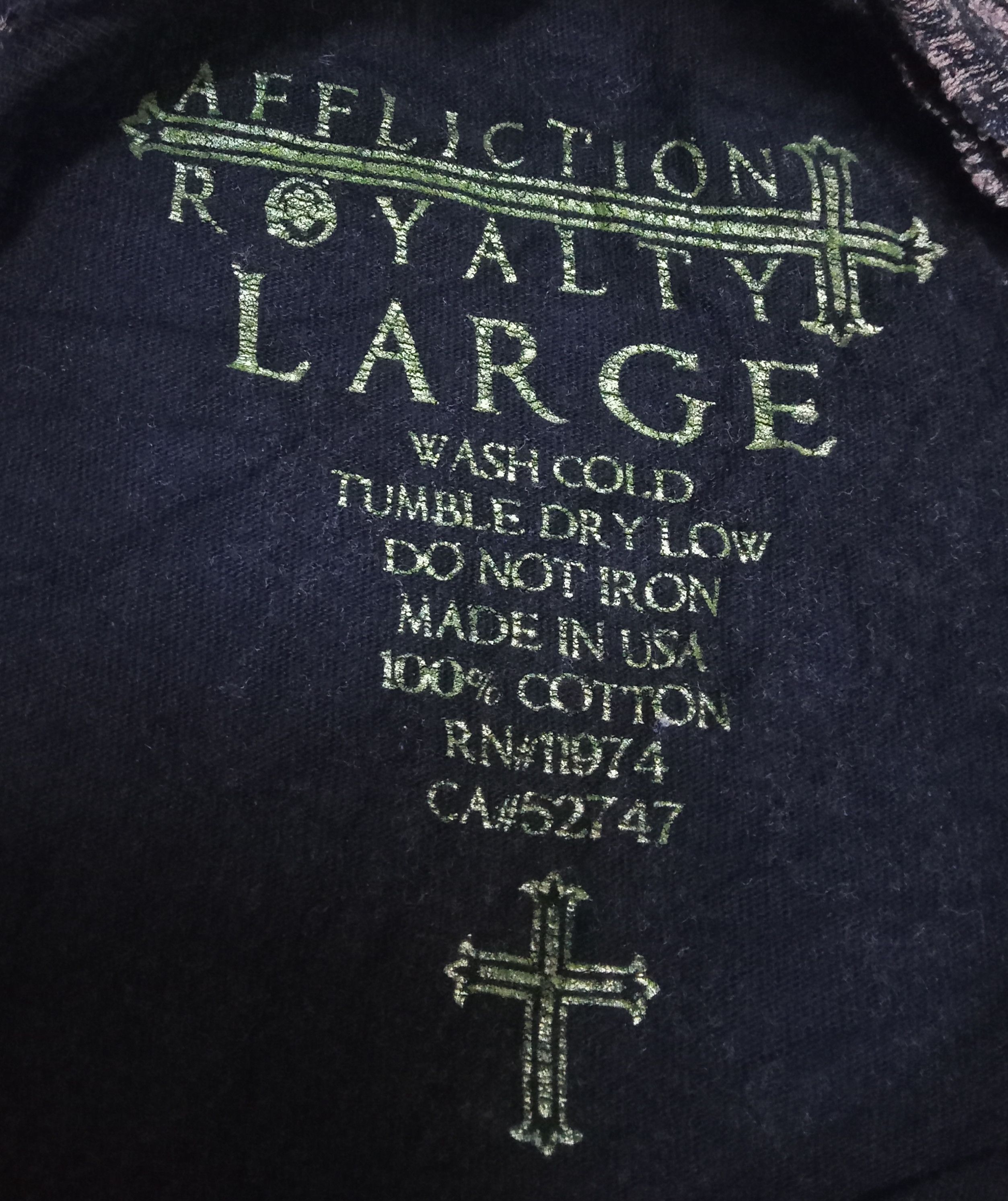 Other Affliction Royalty T Shirt Size US L / EU 52-54 / 3 - 3 Thumbnail