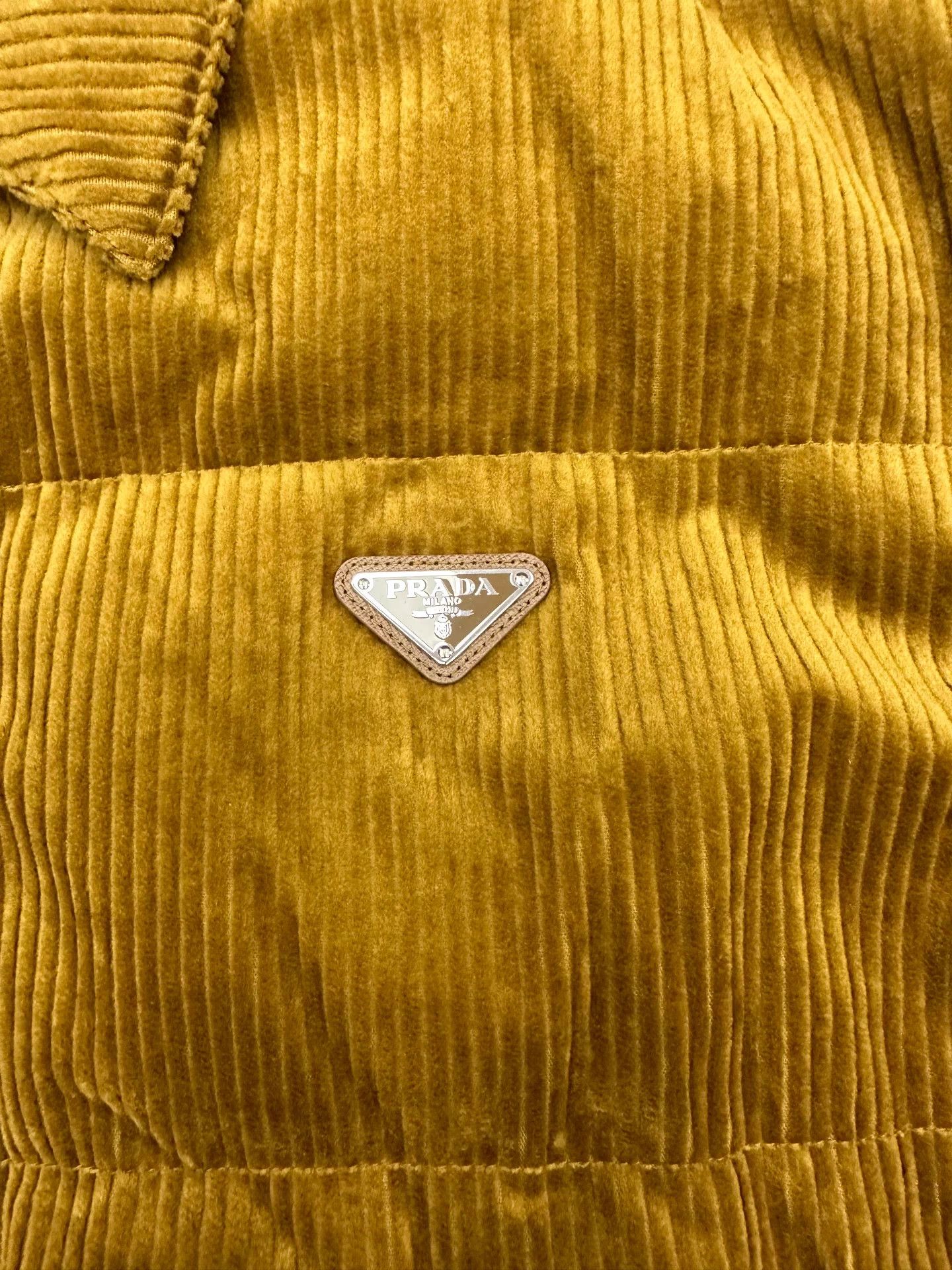 Prada Prada 2024 Corduroy Down Jacket Size US XXL / EU 58 / 5 - 2 Thumbnail