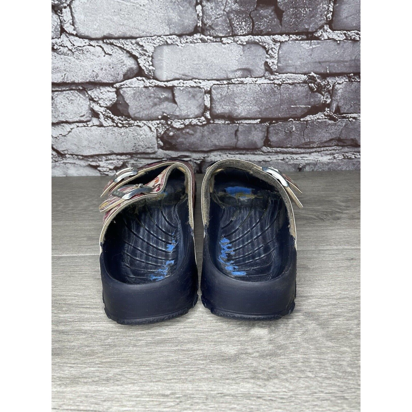 Birkenstock Birki’s Bay Heart Floral Arizona Pink Slides Sandals Women S Size US 10.5 / IT 40.5 - 13 Thumbnail