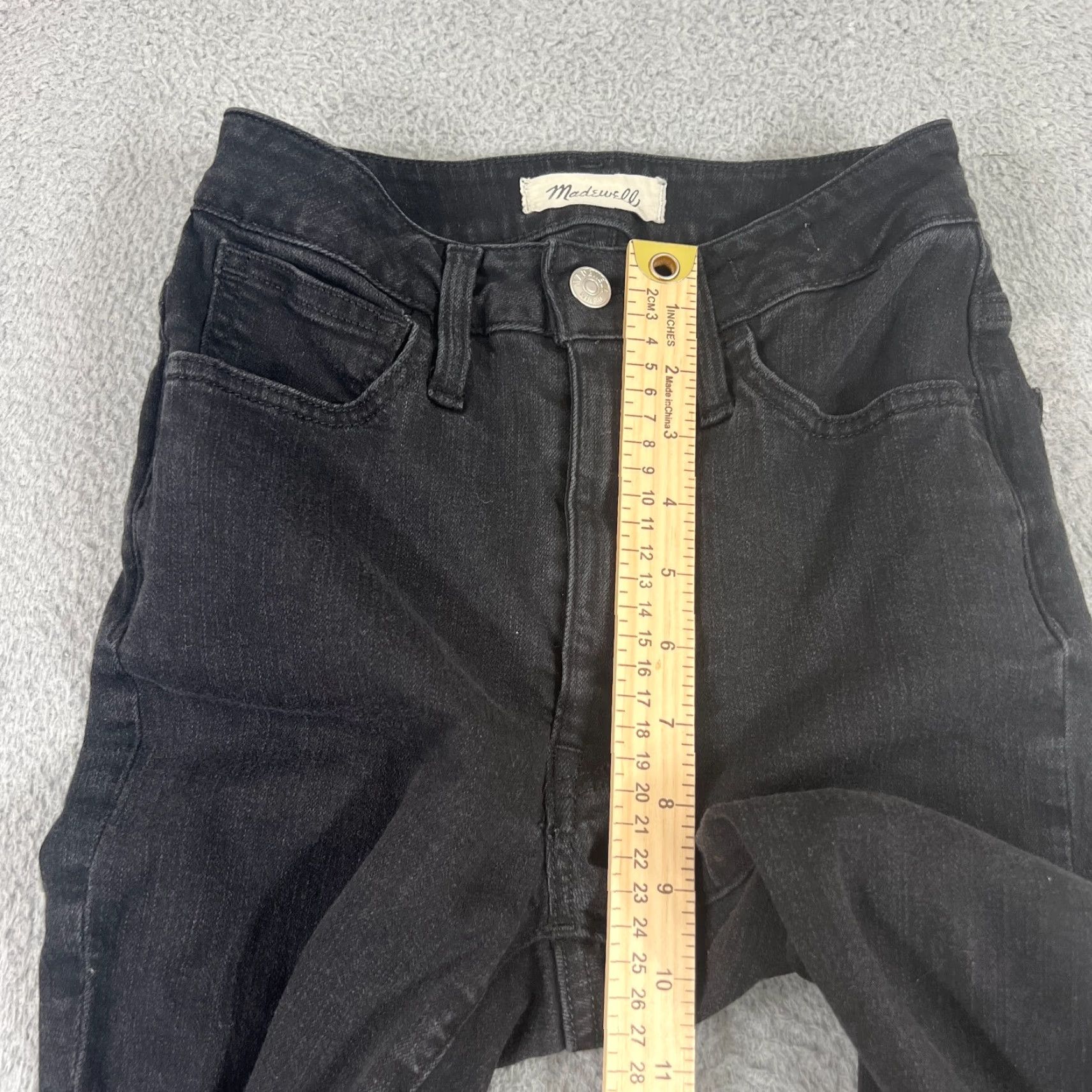 Madewell Madewell Jeans Womens 25 Curvy Roadtripper Skinny Black Jeans Size 25 Regular Women Brand Madewell Denim Jeans Stretch Skinny Size 42" / US 20 - 3 Thumbnail