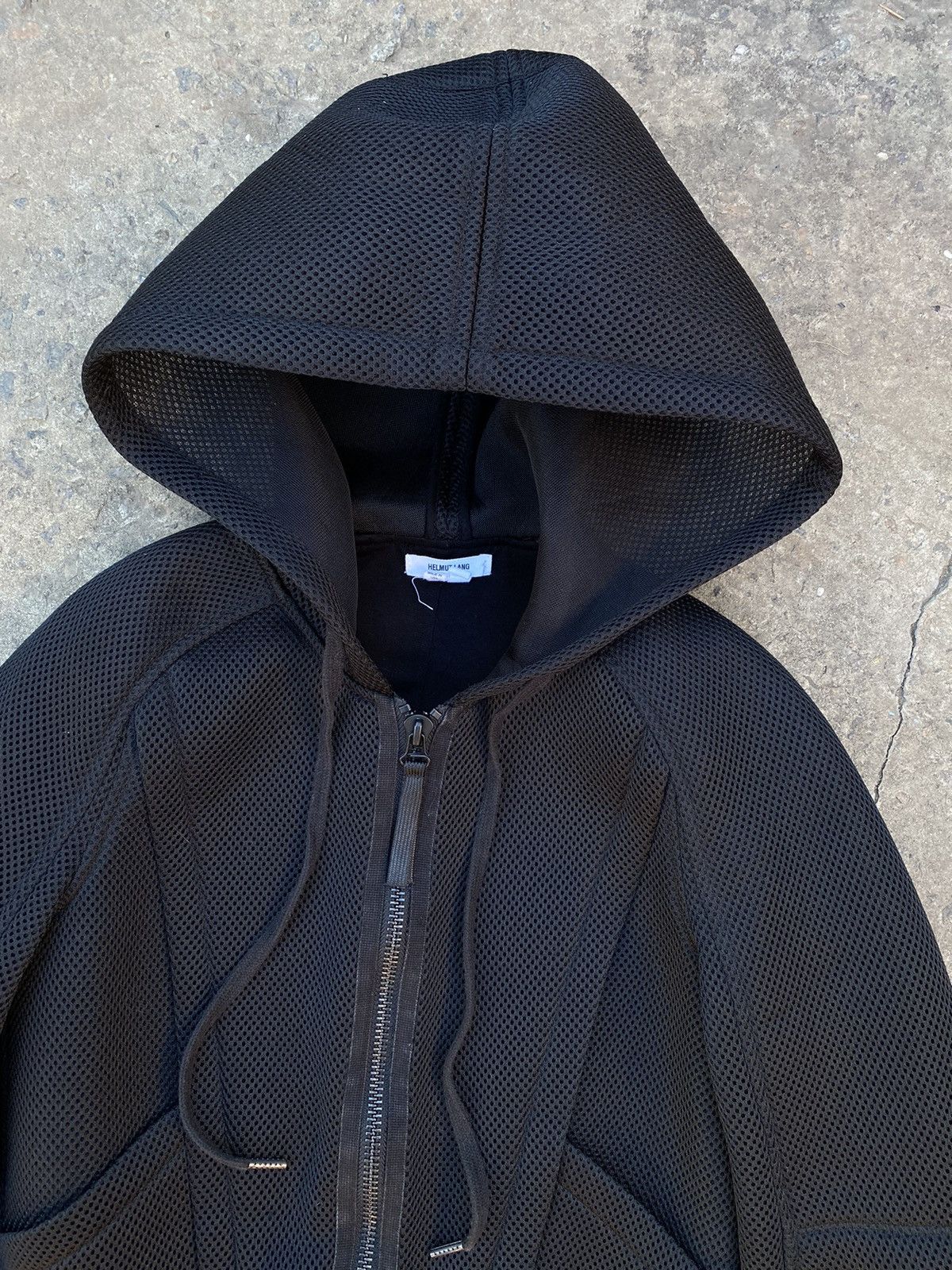 Helmut Lang Helmut lang mesh zip hoodie size P/ TP made in USA Size M / US 6-8 / IT 42-44 - 2 Thumbnail
