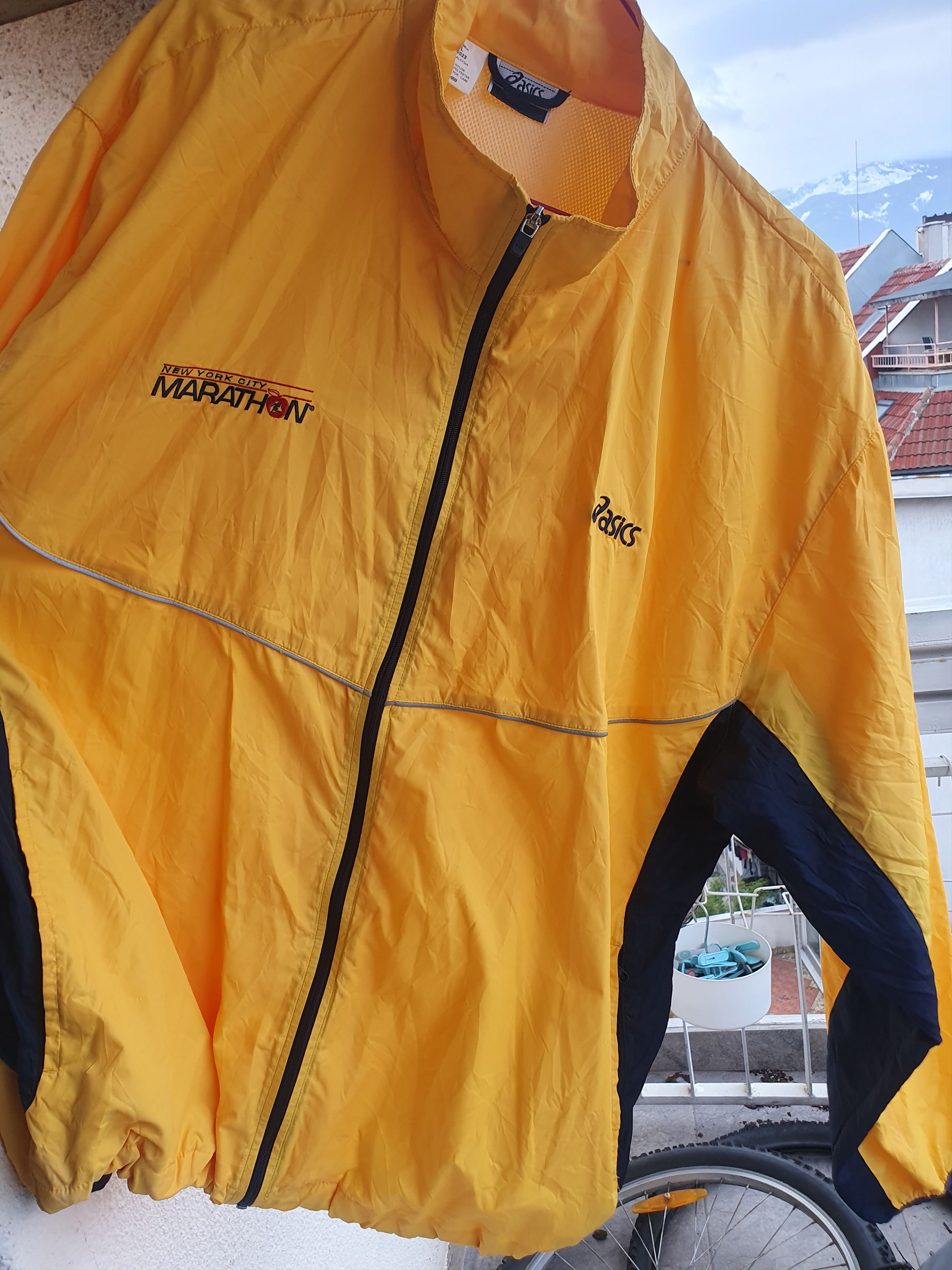 Asics Asics New York City Marathon Windbreaker Unisex jacket sz XL Size US XL / EU 56 / 4 - 7 Thumbnail