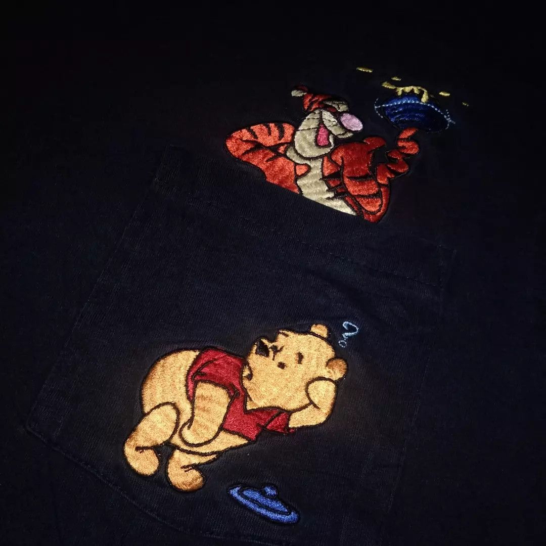 Disney × Vintage 🍯Pooh Pocket Tee VTG 2000s y2K tshirt Disney embroidered Size US M / EU 48-50 / 2 - 1 Thumbnail