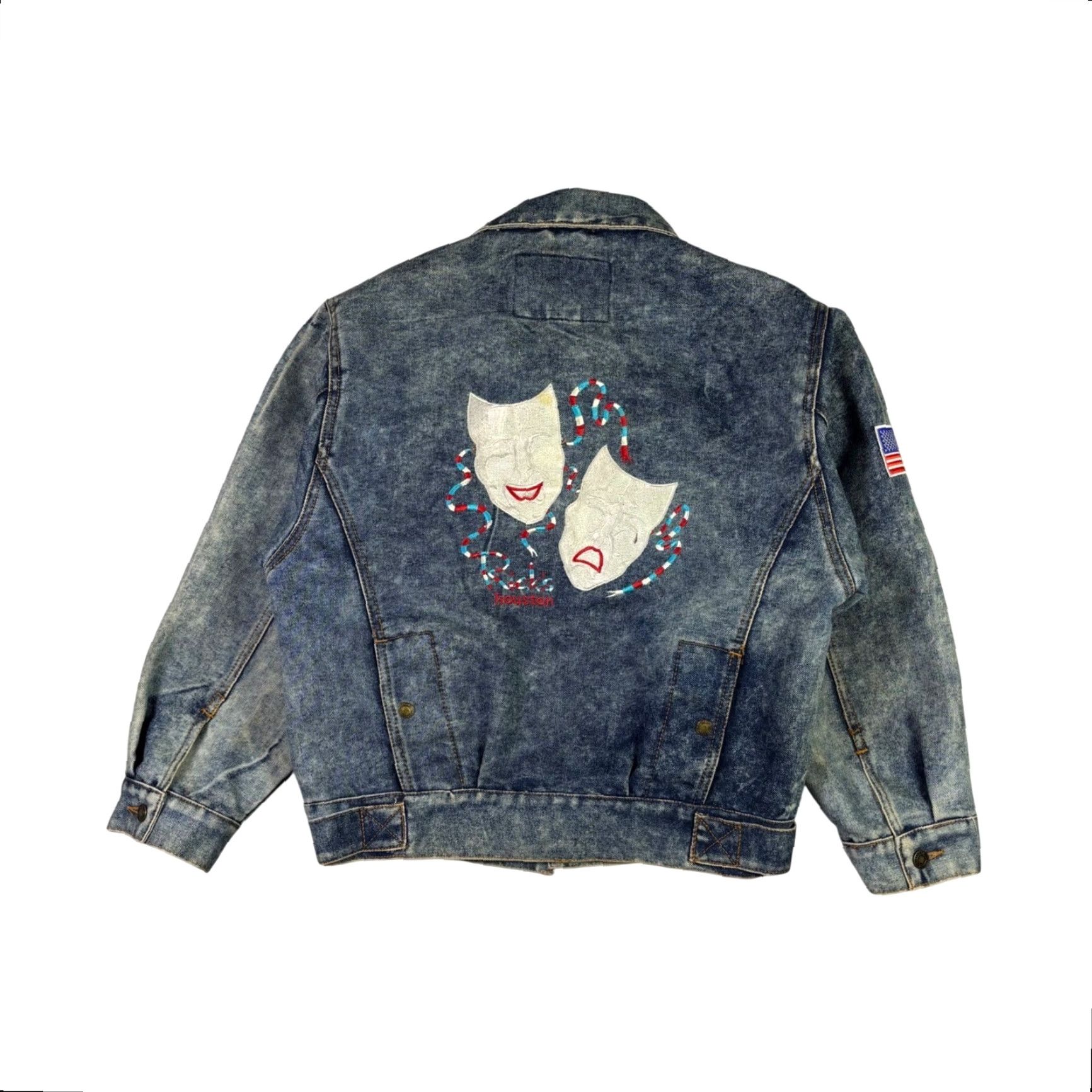 Denime VINTAGE Braxton Jacket 3-in-1 Denim L Blue 90s Mens Jacket Coats Casual Short Embroidered Pockets Logo Button Down Collared Vintage Size US L / EU 52-54 / 3 - 2 Thumbnail