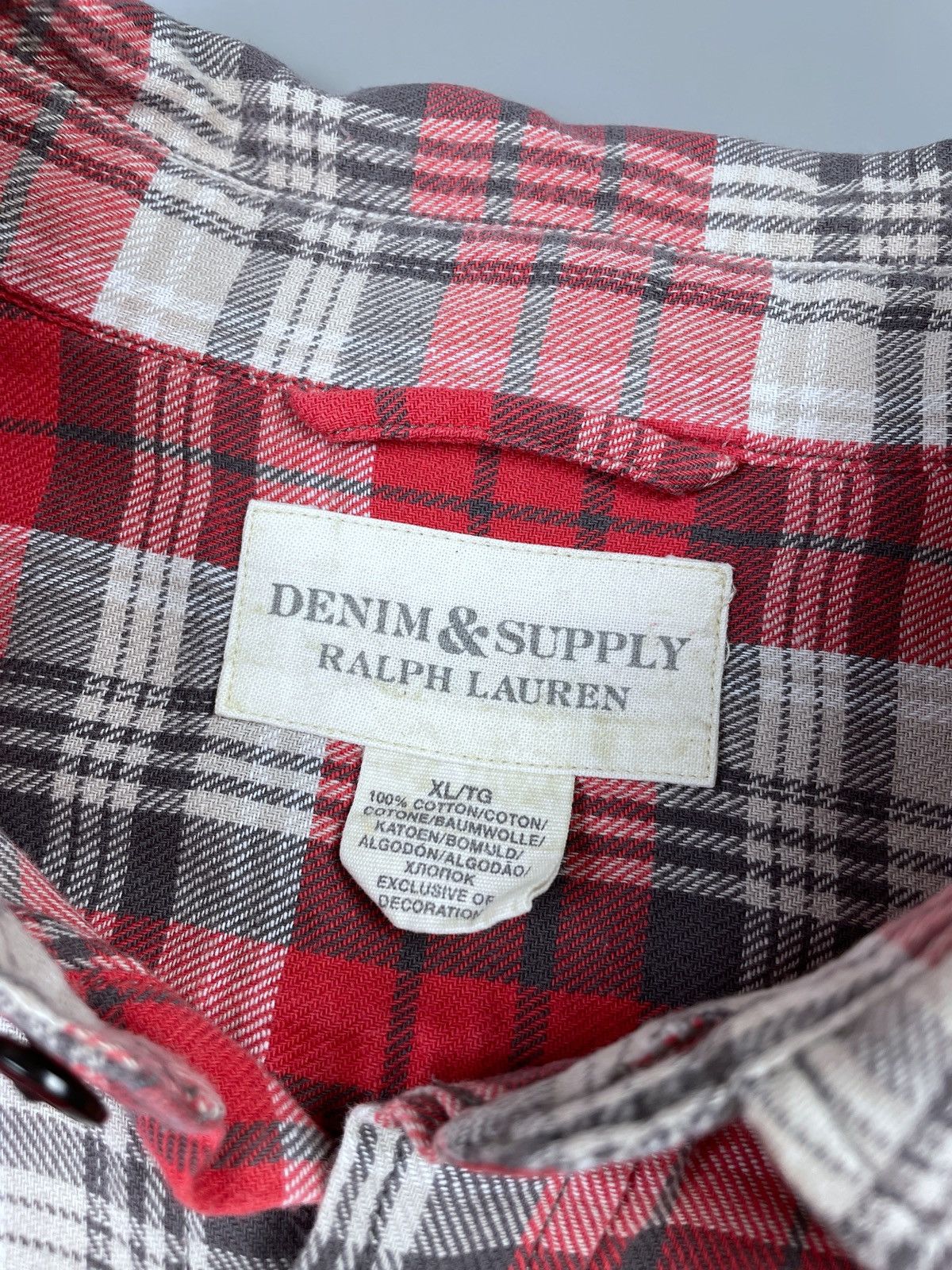 Denim & Supply Ralph Lauren Denim & Supply Ralph Lauren Flannel Checked LS Shirt Size XL Size US XL / EU 56 / 4 - 12 Thumbnail