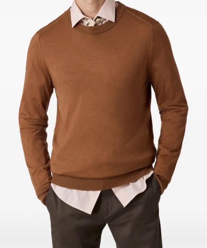 Paul Smith Paul Smith Jumper Sweater Merino Wool Terracotta Pullover Size US XL / EU 56 / 4 - 1 Thumbnail