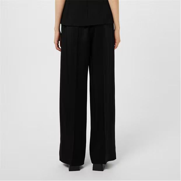 Jil Sander o1g2r1mq1024 Track Inspired Trousers in Black Size 24" / US 00 / IT 34 - 5 Thumbnail