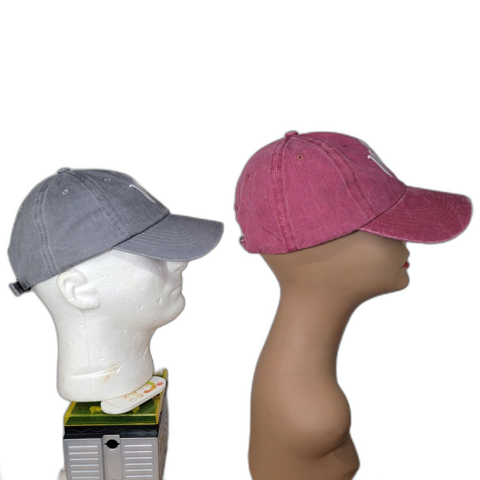 Other Set of 2 "Mr. & Mrs." Adjustable Ball Caps / Hats Size ONE SIZE - 4 Thumbnail
