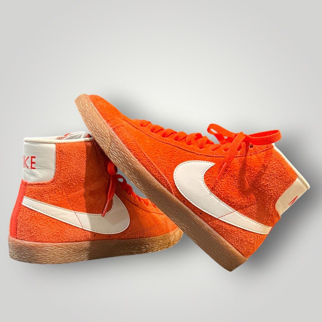 Nike *New* NIKE Blazer Mid Suede Vintage ‘Max Orange Ivory’ Snkr Size US 7.5 / IT 37.5 - 10 Thumbnail