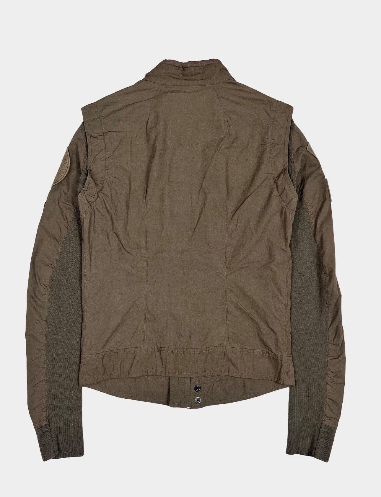 Rick Owens × Rick Owens Drkshdw Rick Owens SS08 “Creatch” Dust Patched F-1 Pilot Jacket Size US M / EU 48-50 / 2 - 2 Thumbnail