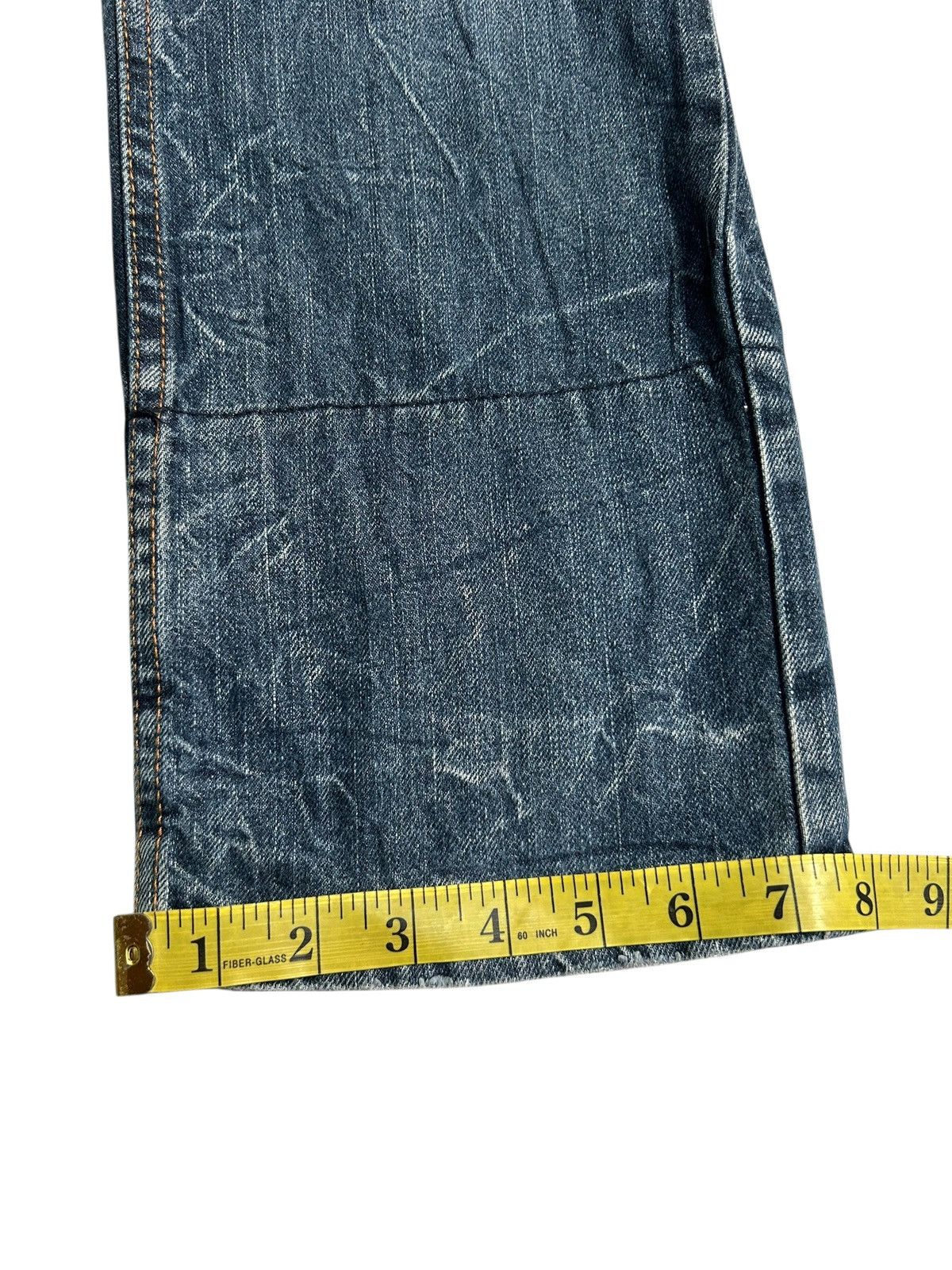 Japanese Brand × Kapital × Vintage Double Waist Nylaus Japanese Punk Style Denim Jeans Size US 32 / EU 48 - 25 Thumbnail
