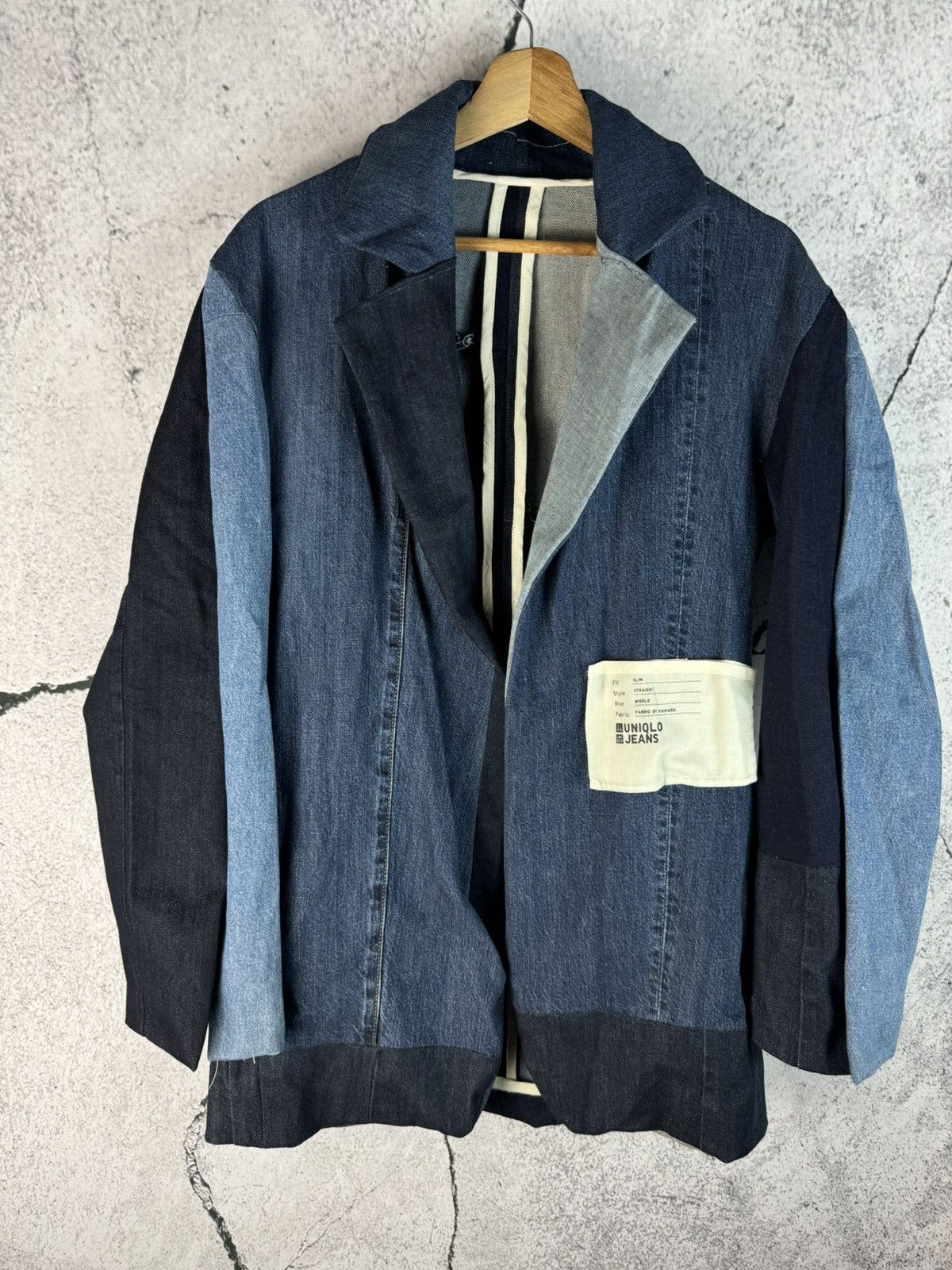 Uniqlo Uniqlo x Kaihara Denim Patchwork Coat Size US M / EU 48-50 / 2 - 1 Thumbnail