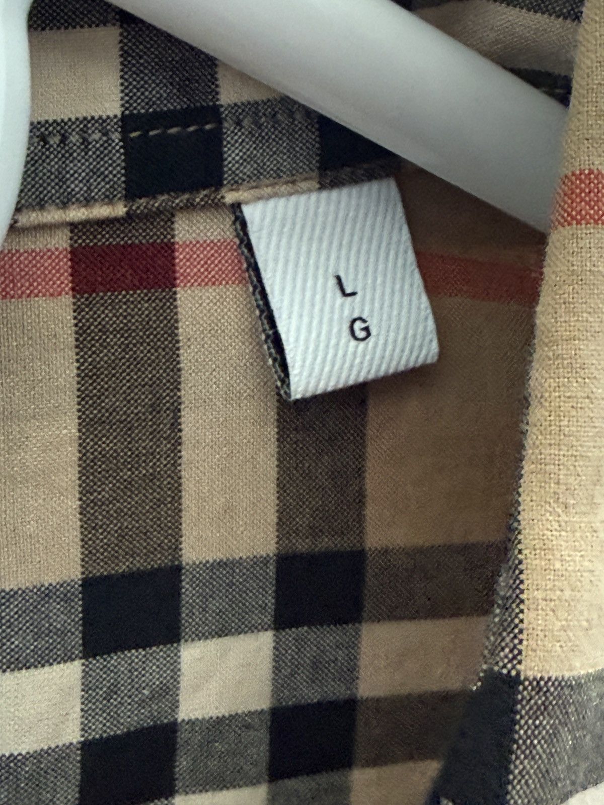 Burberry Burberry Vintage Check Shirt Nova Check Logo Print Size US L / EU 52-54 / 3 - 4 Thumbnail