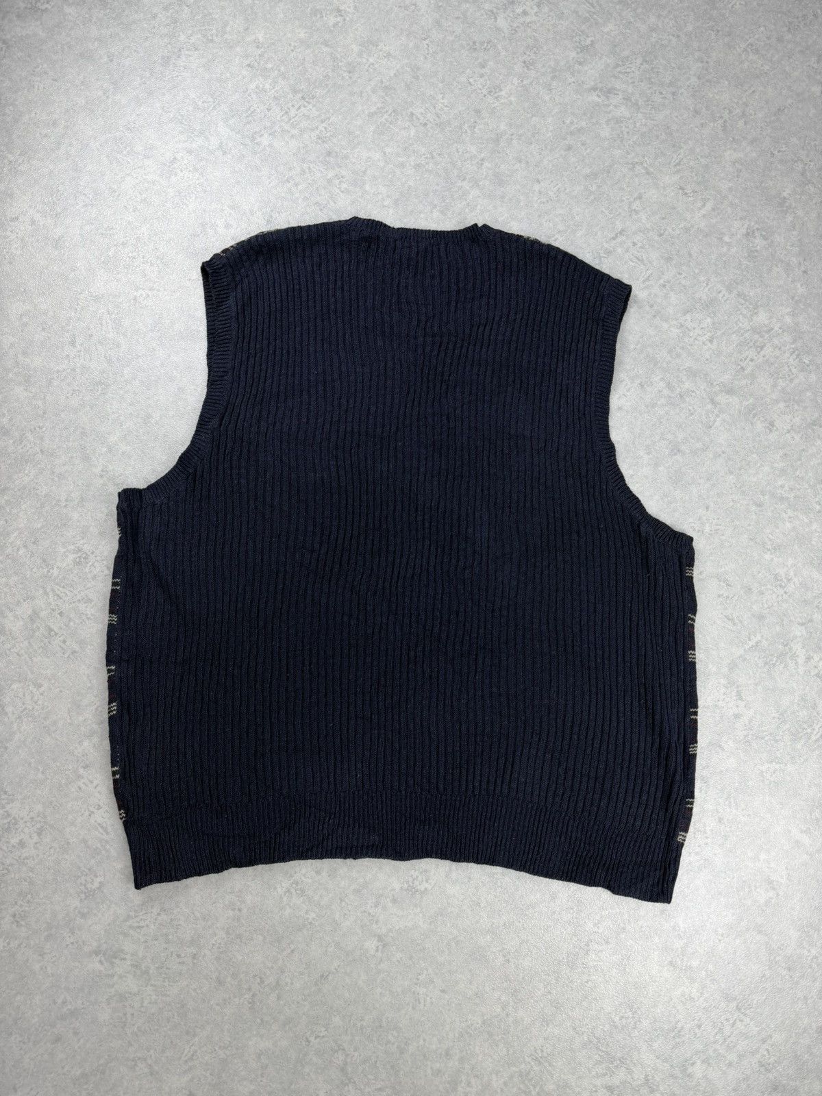 Polo Ralph Lauren Polo Ralph Lauren Plaid Knit Sweater Vest V-Neck Size XL Size US XXL / EU 58 / 5 - 8 Thumbnail