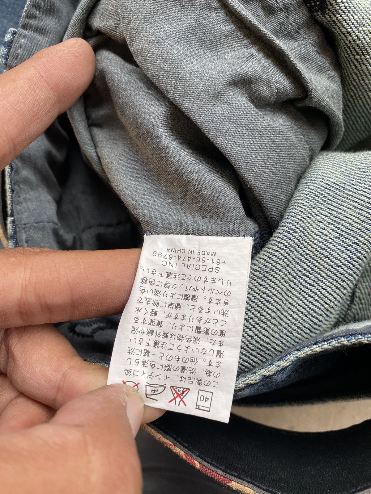 If Six Was Nine 2000s - Antigauge Multi Button Denim Cotton Pants Size US 31 - 8 Thumbnail