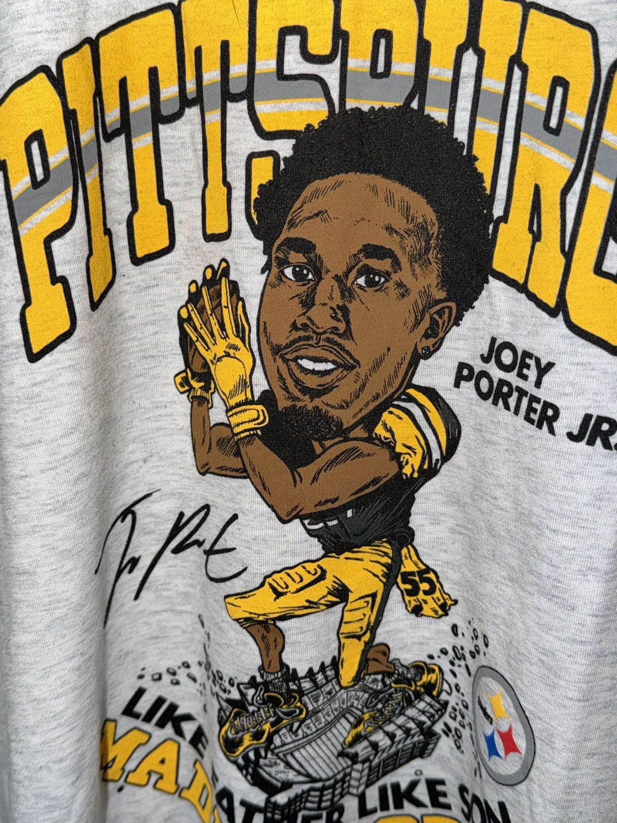 Homage Homage NFL Football Pittsburgh Steeler Joey Porter Jr. Shirt Size US L / EU 52-54 / 3 - 18 Thumbnail