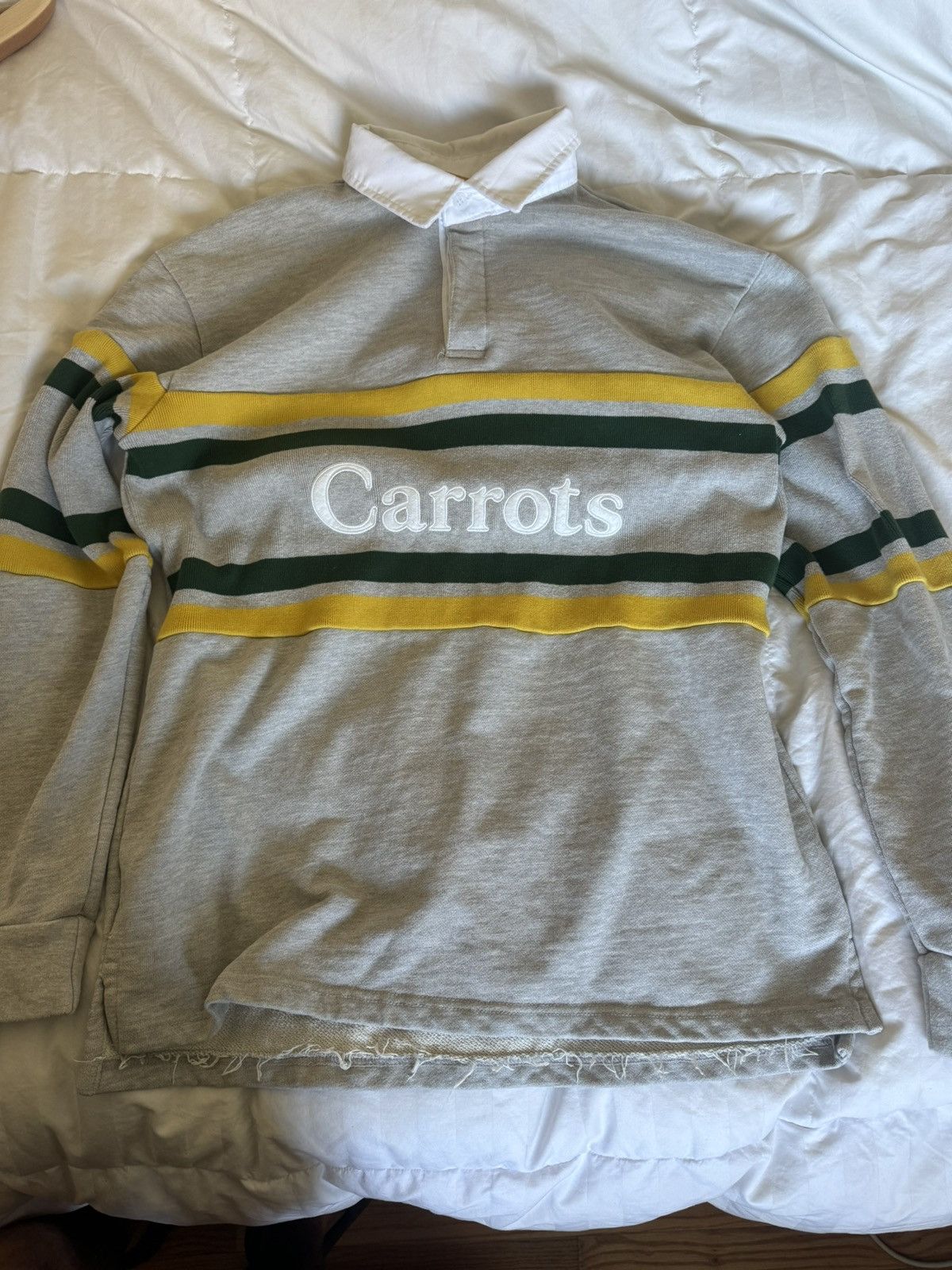 image of Carrots By Anwar Carrots Sweater Polo in Grey, Men's (Size Large)