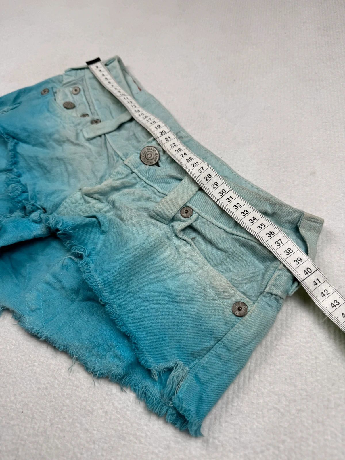 True Religion True Religion Low Waist Hot Pants Micro Shorts 2000s Y2k Size 27" / US 4 / IT 40 - 6 Thumbnail