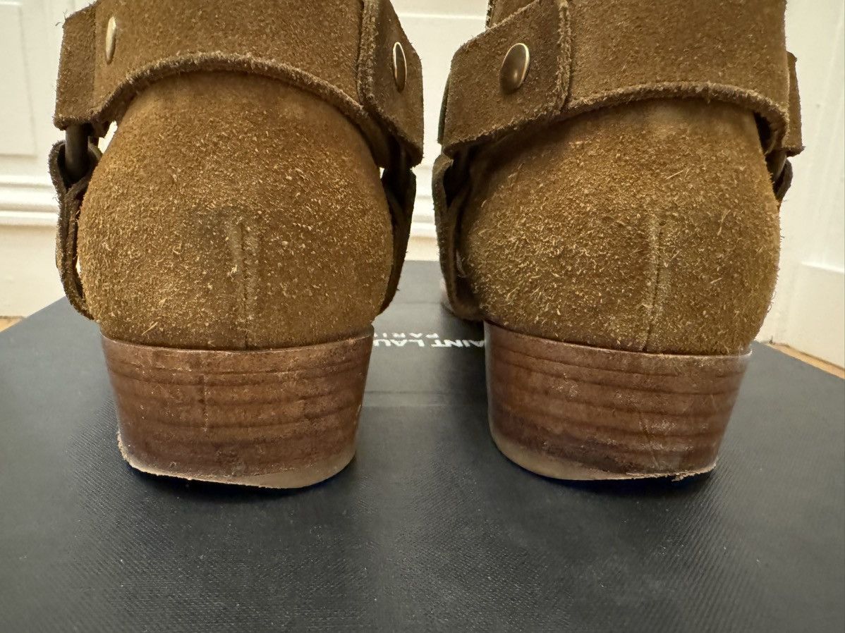 Hedi Slimane × Saint Laurent Paris Saint Laurent Wyatt Harness Boots in Ochre Size US 8.5 / EU 41-42 - 5 Thumbnail