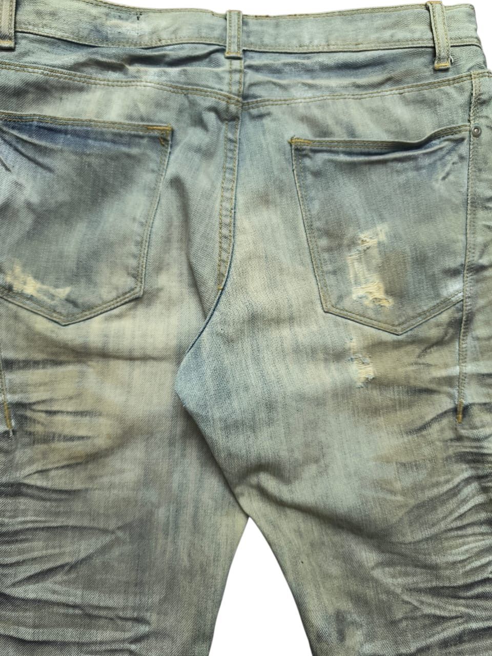 semanticdesign Semantic Design Clawmark Distressed Denim Size US 30 / EU 46 - 8 Thumbnail