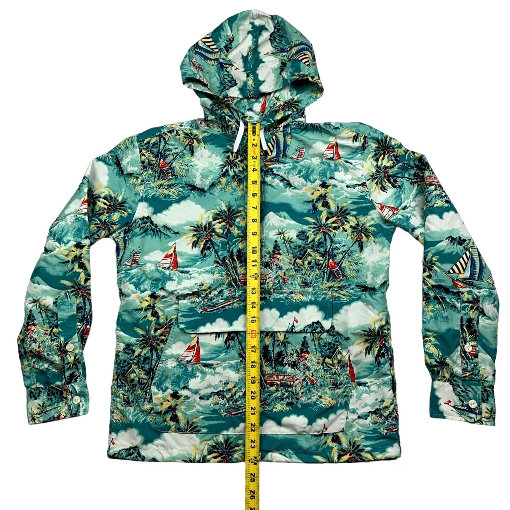 Polo Ralph Lauren Polo Ralph Lauren Men’s Hawaiian Anorak Jacket XS Green Waterproof Hooded Wind-Resistant Pockets Lightweight Regular Casual Rain Coat Shirt? Size US XS / EU 42 / 0 - 5 Thumbnail