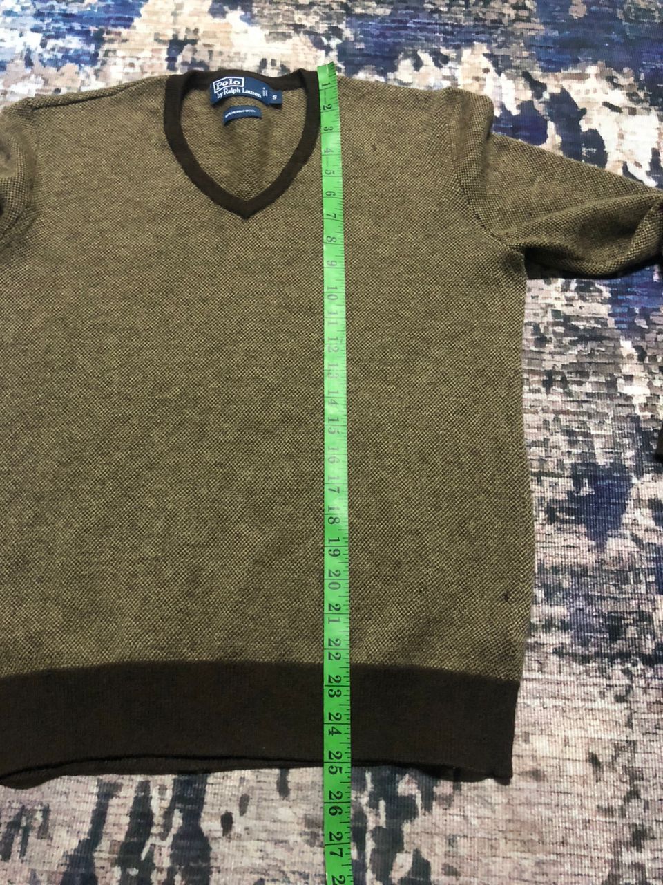 Polo Ralph Lauren Vintage Polo Ralph Lauren Merino Wool Jumper V Neck Sweater Size US S / EU 44-46 / 1 - 16 Thumbnail