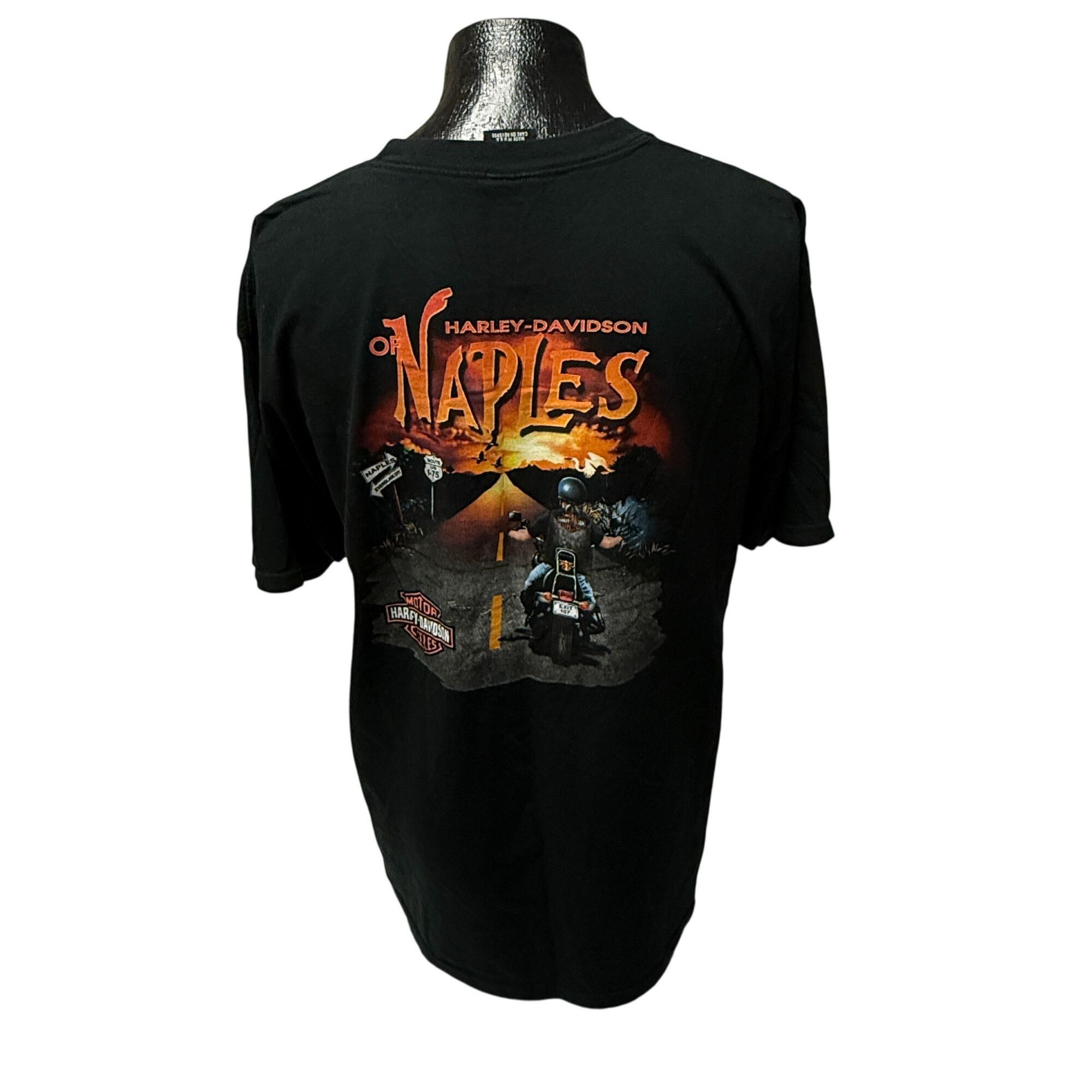 Harley Davidson H-D KEY TO FREEDOM Motorcycle Biker CRUISIN Naples SUNSET 2X Size US XXL / EU 58 / 5 - 3 Thumbnail