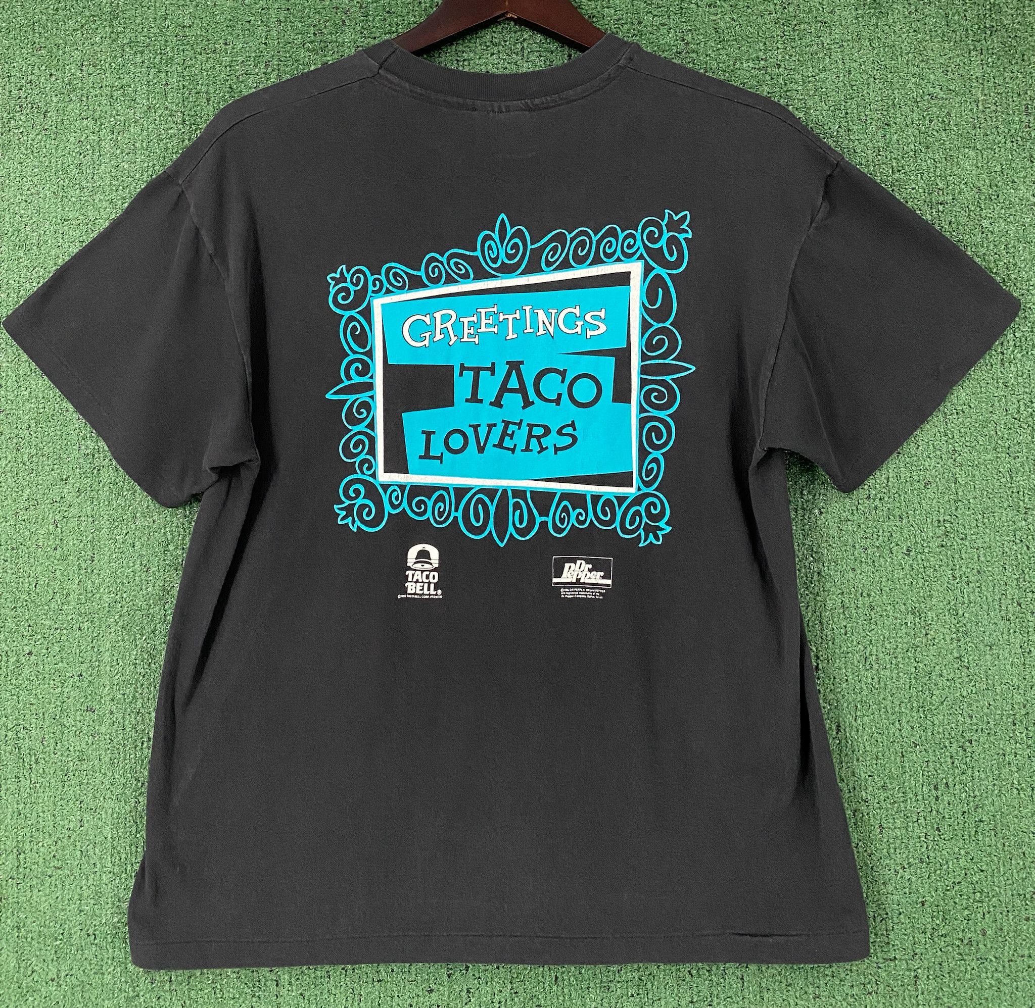 Hanes 1993 Taco Bell Bullwinkle Distressed T-Shirt Medium Size US M / EU 48-50 / 2 - 5 Thumbnail