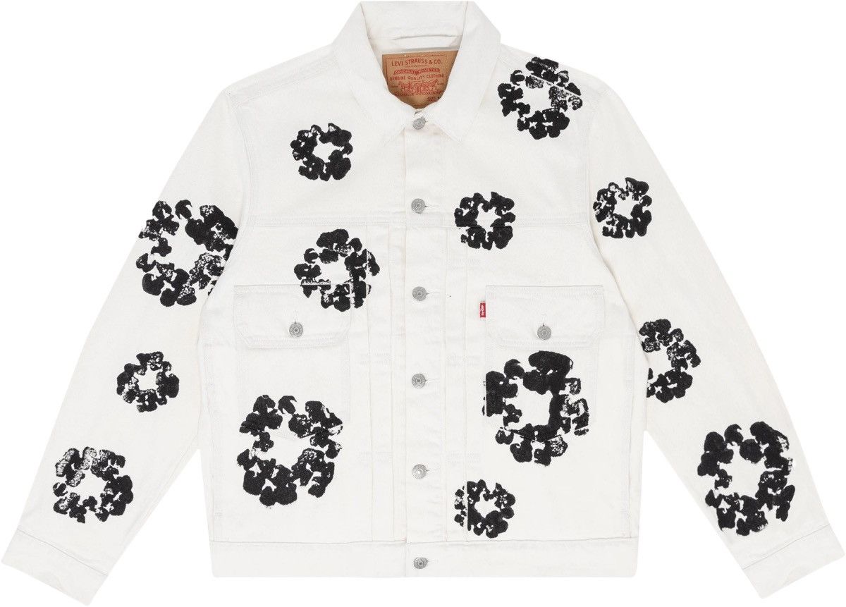 DENIM TEARS Type 2 all Over Wreath White XXL Size US XXL / EU 58 / 5 - 4 Thumbnail