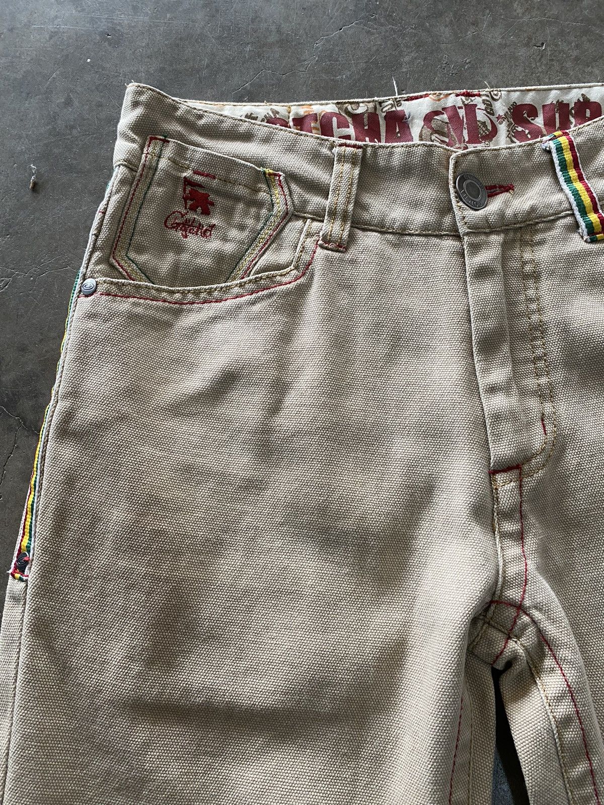Gotcha × Hysteric Glamour × Tornado Mart Vintage Gotcha American Surf-wear Street Denim Size US 31 - 7 Thumbnail