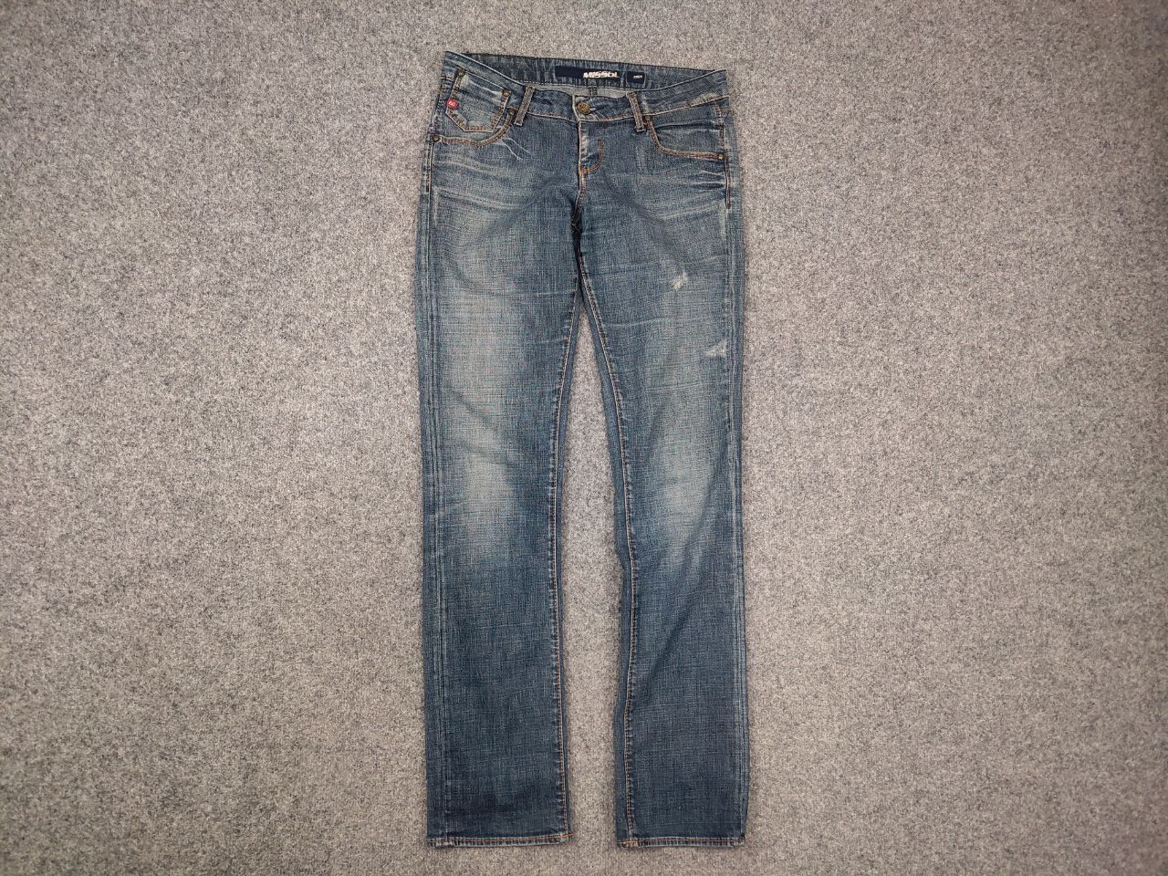 Miss Sixty Vintage Miss Sixty Y2K Style Eden Faded Denim Straight Jeans Size 31" - 6 Thumbnail