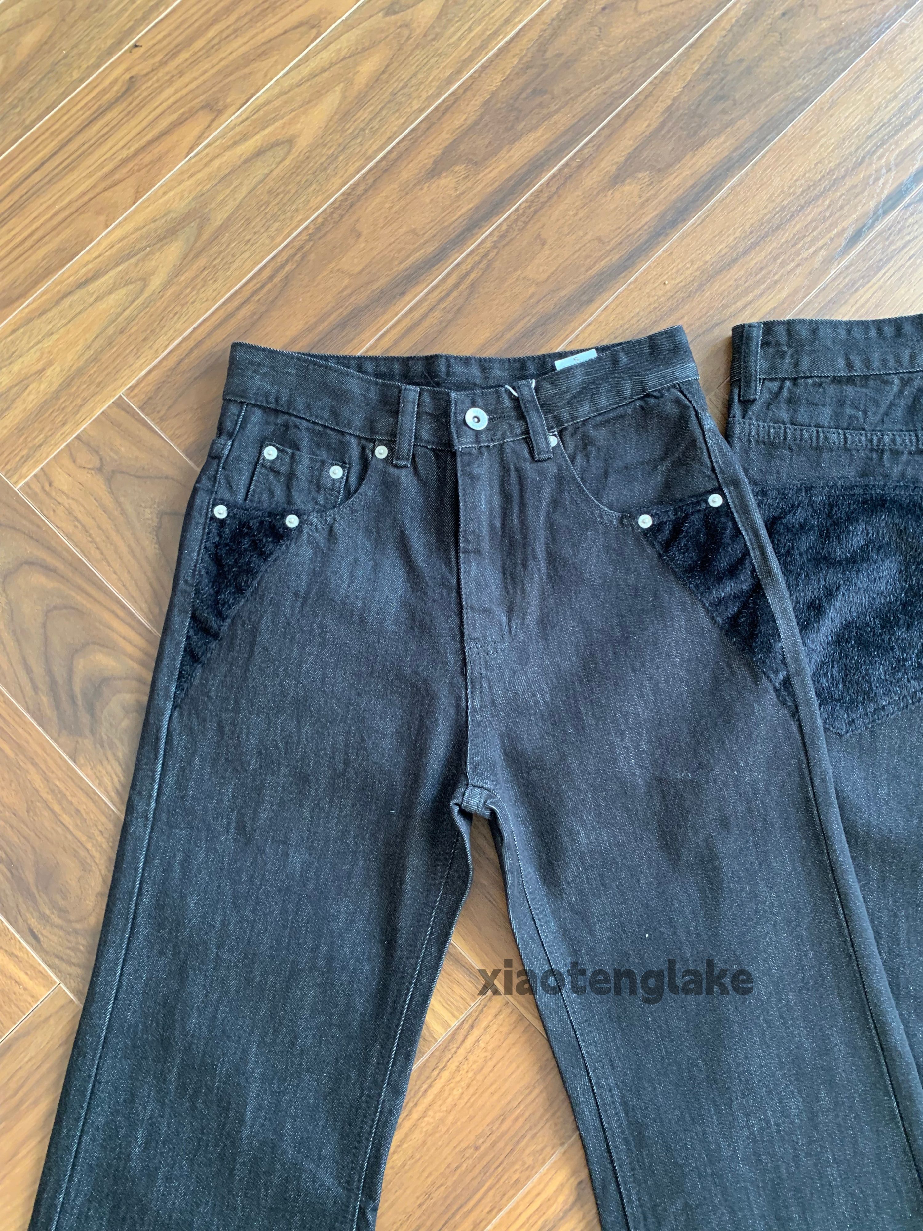 Japanese Brand zx Balenciaga rickowens style flared patchwork punk jeans Size US 26 / EU 42 - 6 Thumbnail