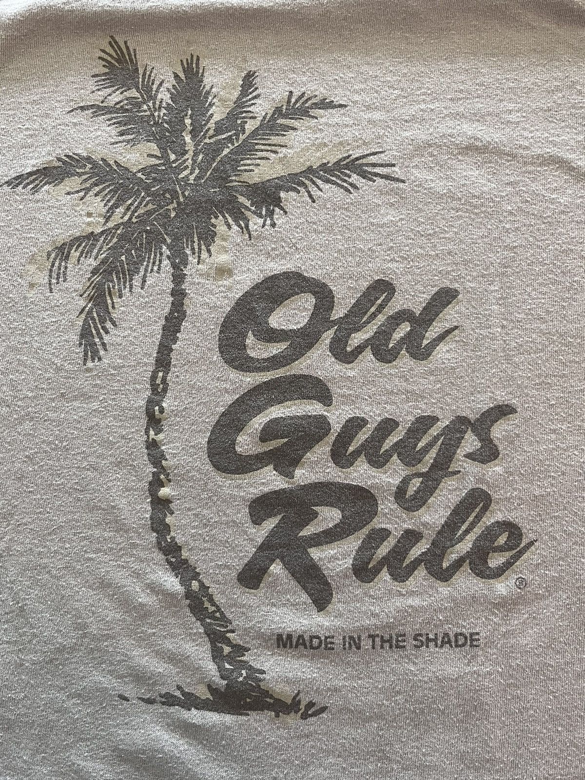 Vintage Old Guys Rule Palm Tree T-Shirt Size US M / EU 48-50 / 2 - 4 Thumbnail
