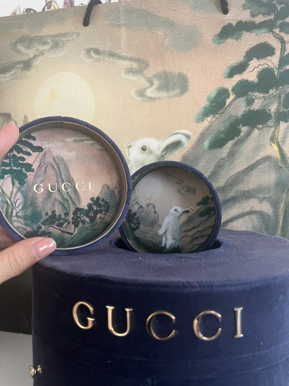 Gucci 🔥 Rare! Gucci Rabbit 🐰 Jewellery Storage Box Home Decor Size ONE SIZE - 6 Thumbnail
