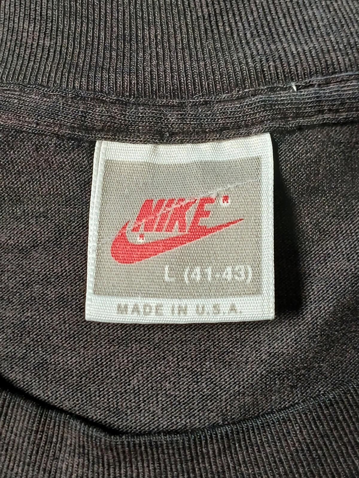 Nike 80's NIKE Men's Size Large Single Stitch T-Shirt Vintage Size US L / EU 52-54 / 3 - 2 Thumbnail