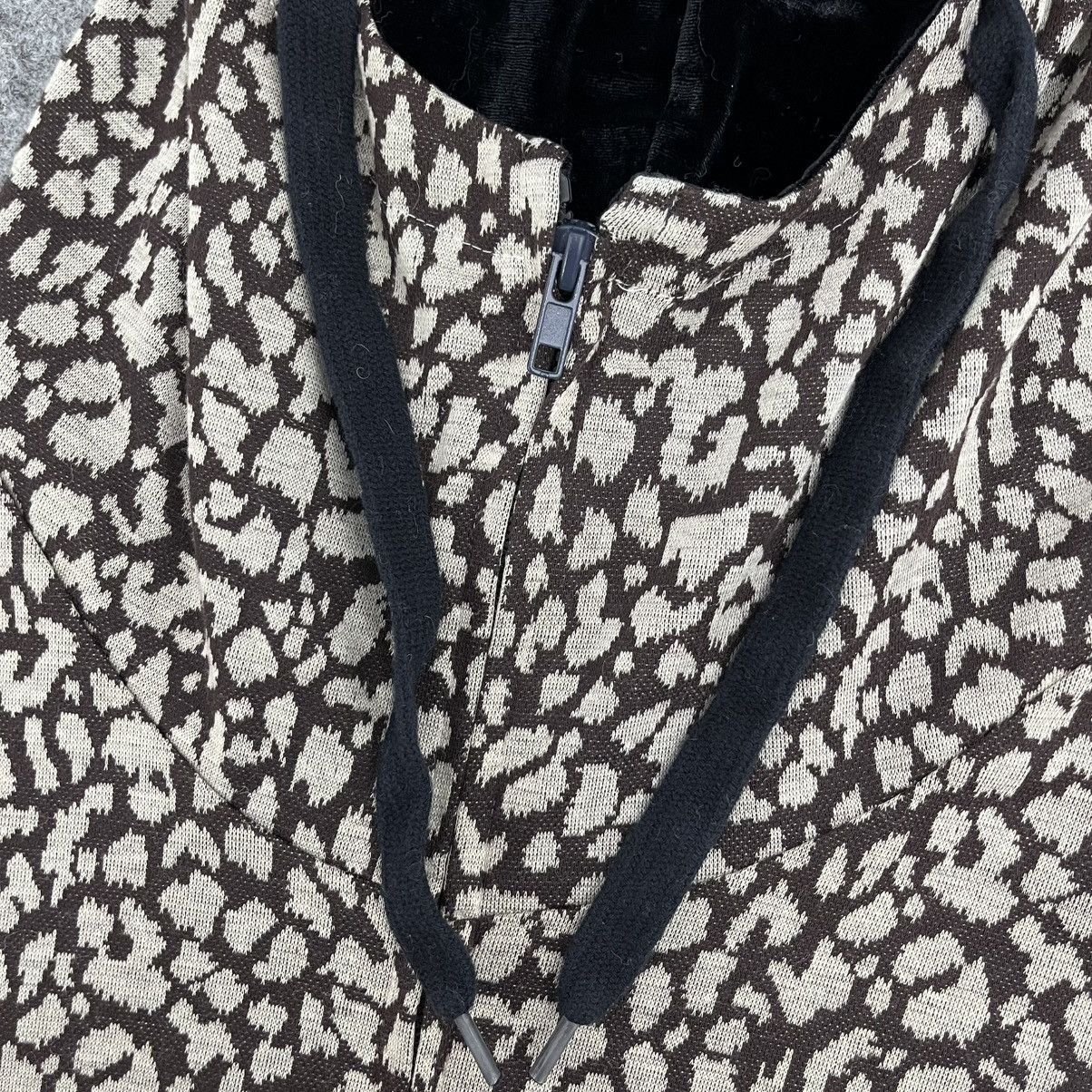 If Six Was Nine Vintage Scorpion Leopard Faux Fur Hoodie LGB Style Size US L / EU 52-54 / 3 - 4 Thumbnail