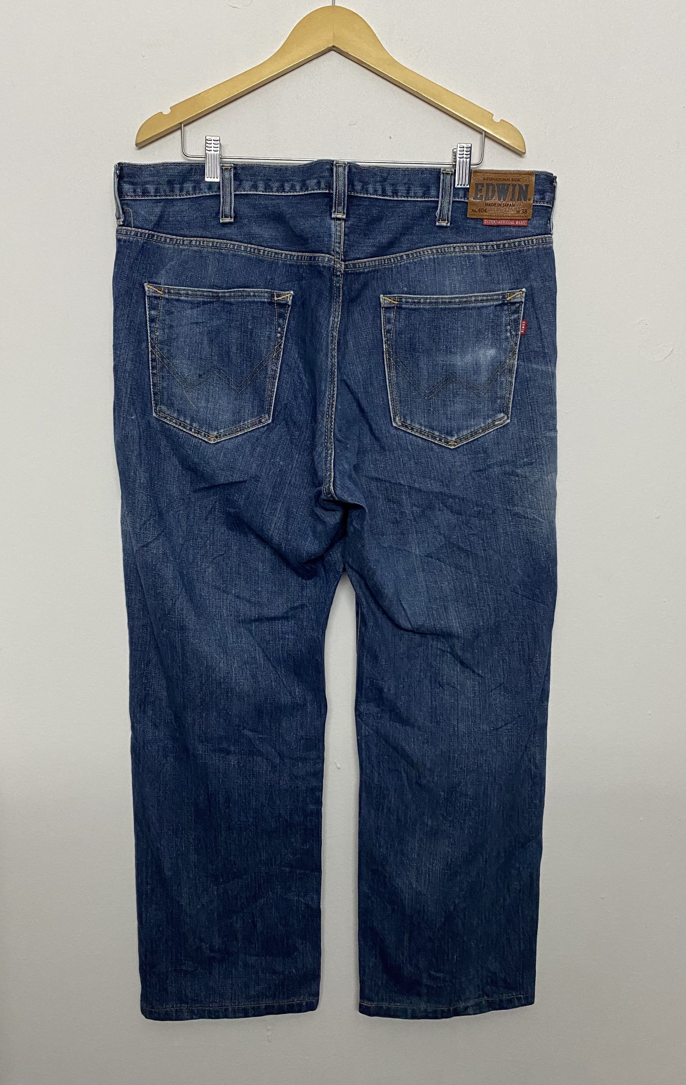 Edwin Edwin 404 MADE IN JAPAN International Basic Denim Jeans W38 Size US 38 / EU 54 - 2 Thumbnail