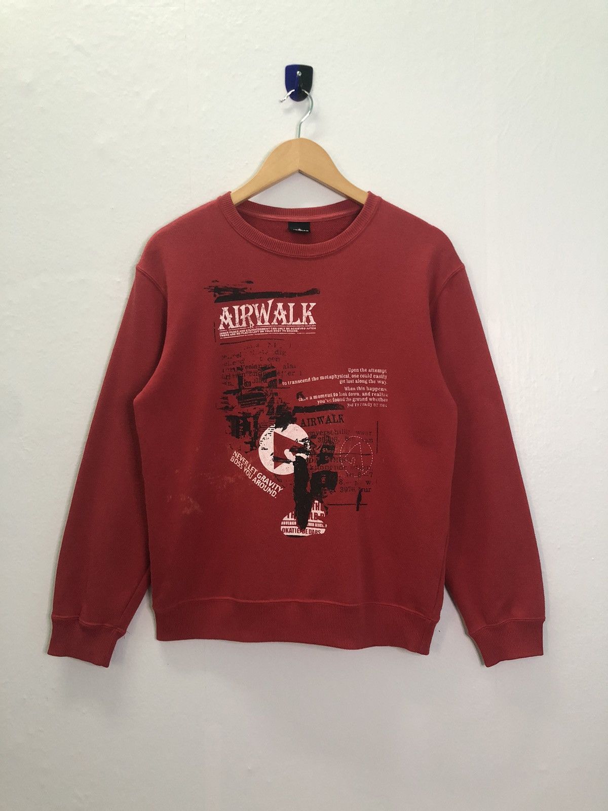 Japanese Brand × Vintage Air Walk Y2K Sweatshirt Size US XS / EU 42 / 0 - 1 Thumbnail