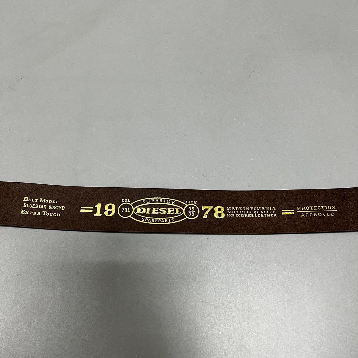 Diesel Vintage DIESEL Leather Belt Y2k Size ONE SIZE - 8 Thumbnail