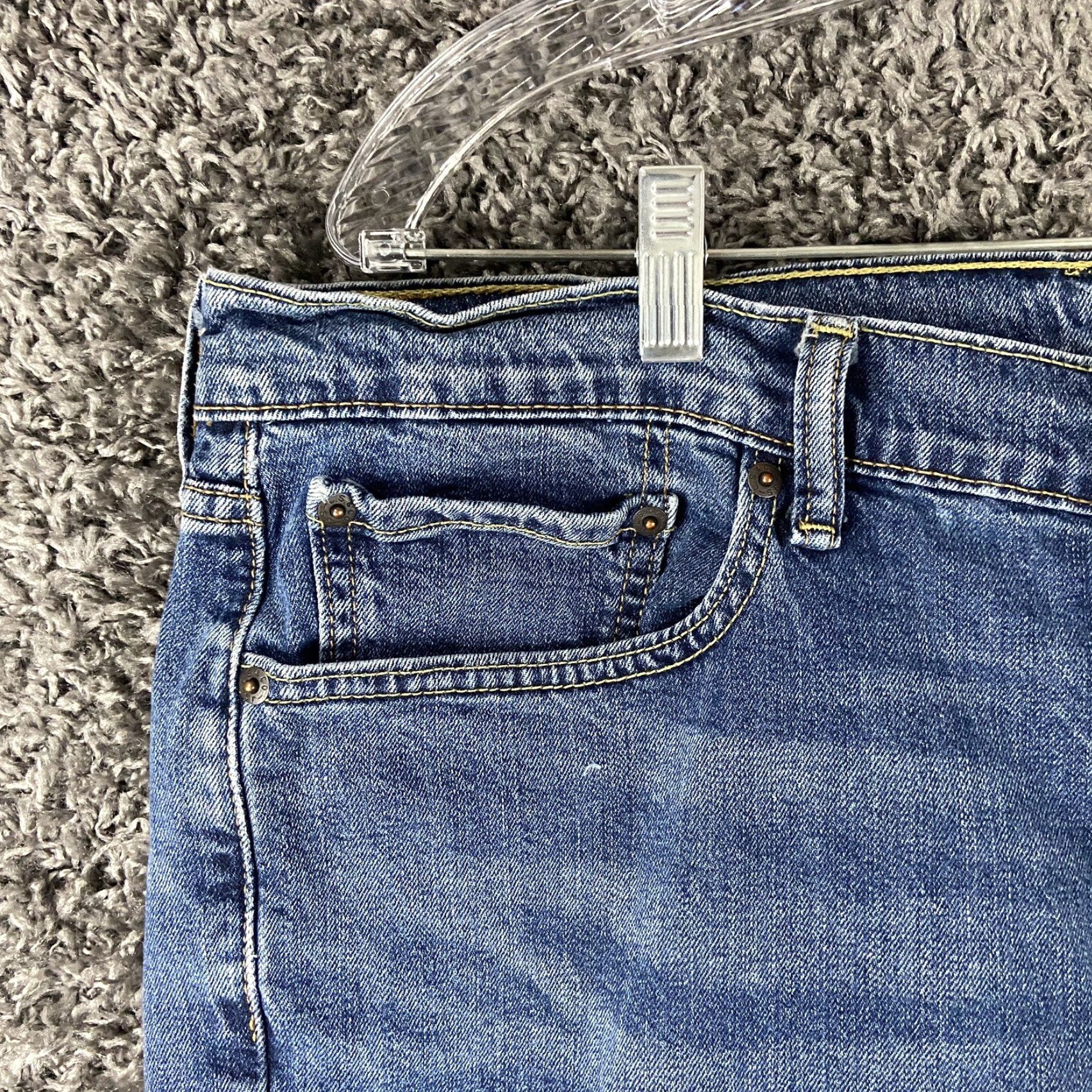 Levi's Levi’s 514 Jeans Men 38x30 Blue Straight Regular Color Blue 514 Jeans 38x30 Men Size US 38 / EU 54 - 3 Thumbnail