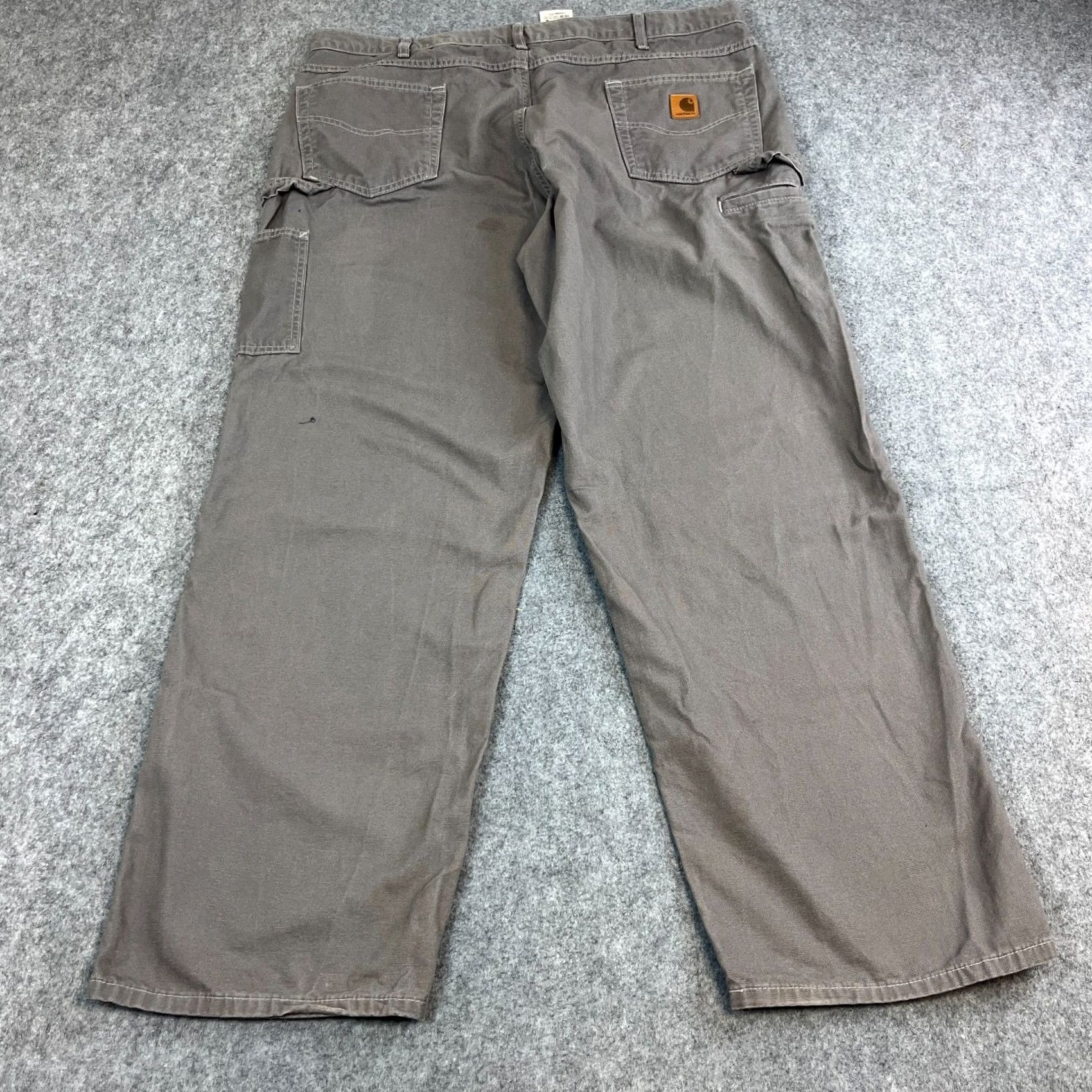 Carhartt VINTAGE Carhartt Mens Carpenter Jeans Cargo Trousers Relaxed Fit 40 32 Grey B159 CHR Size US 40 / EU 56 - 2 Thumbnail