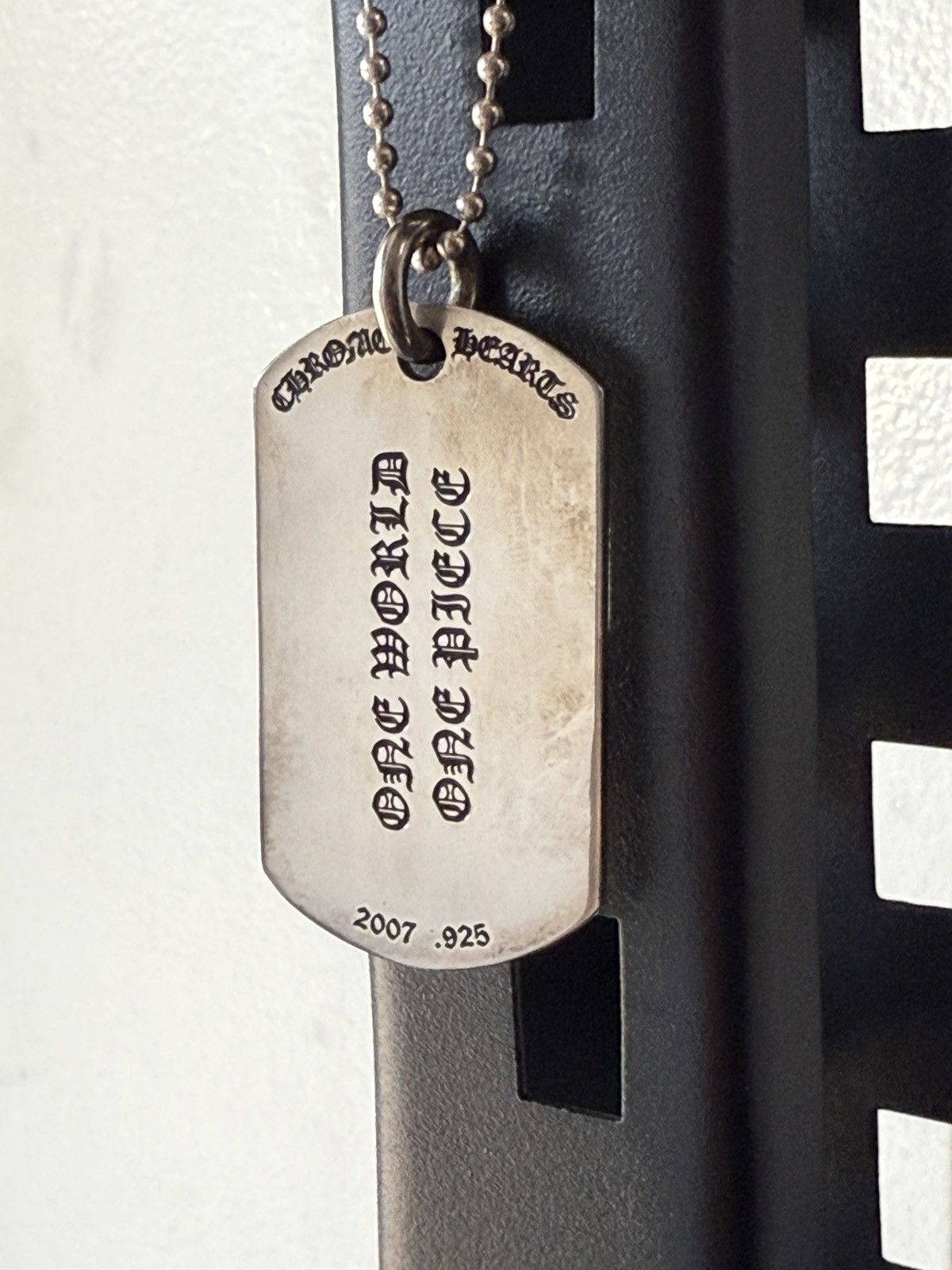 Chrome Hearts Chrome Hearts “One World One Piece” Dog Tag Size ONE SIZE - 3 Thumbnail