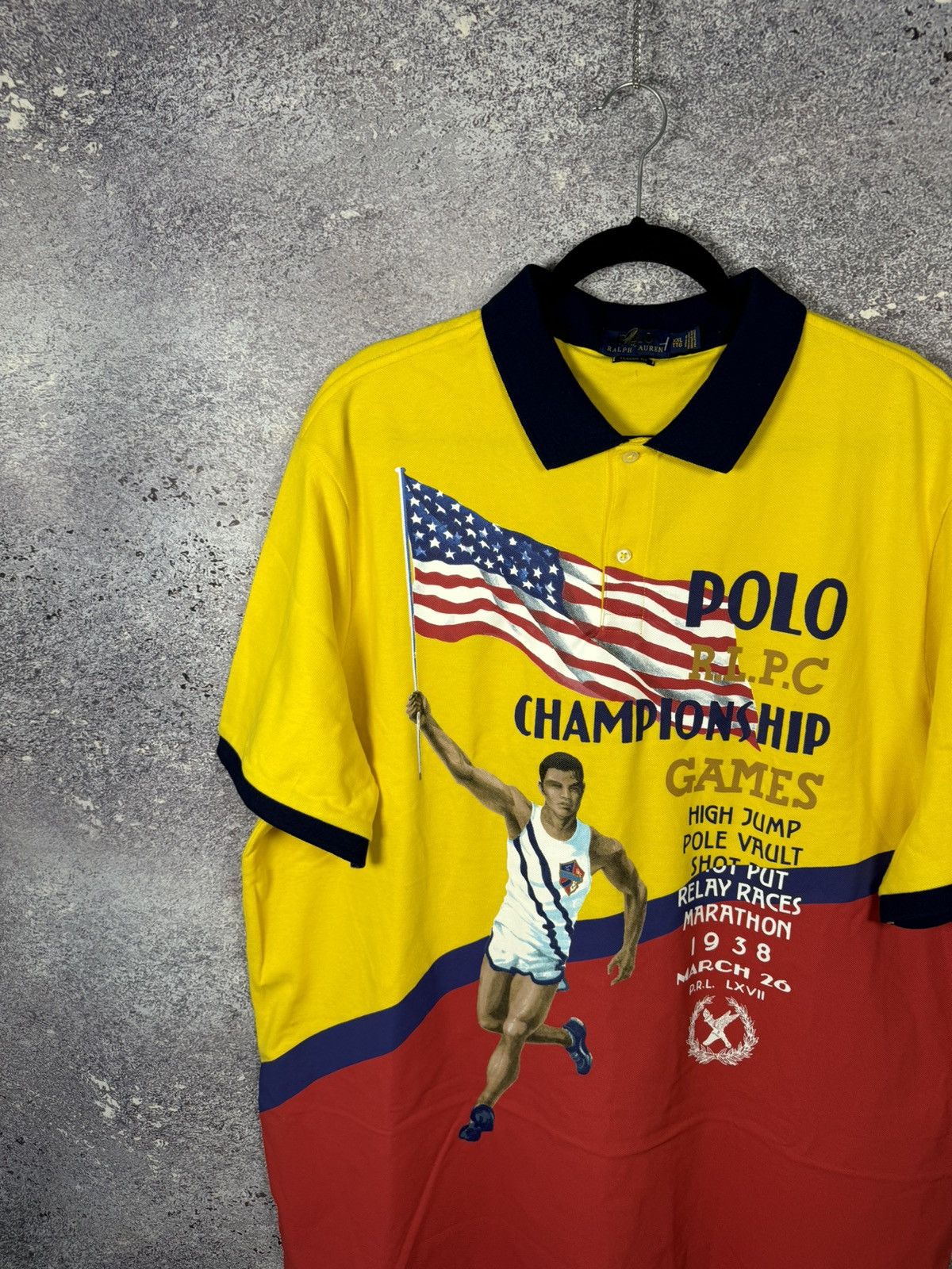 Polo Ralph Lauren POLO RALPH LAUREN CHAMPIONSHIP GAMES USA OLYMPICS POLO 2XL Size US XXL / EU 58 / 5 - 3 Thumbnail